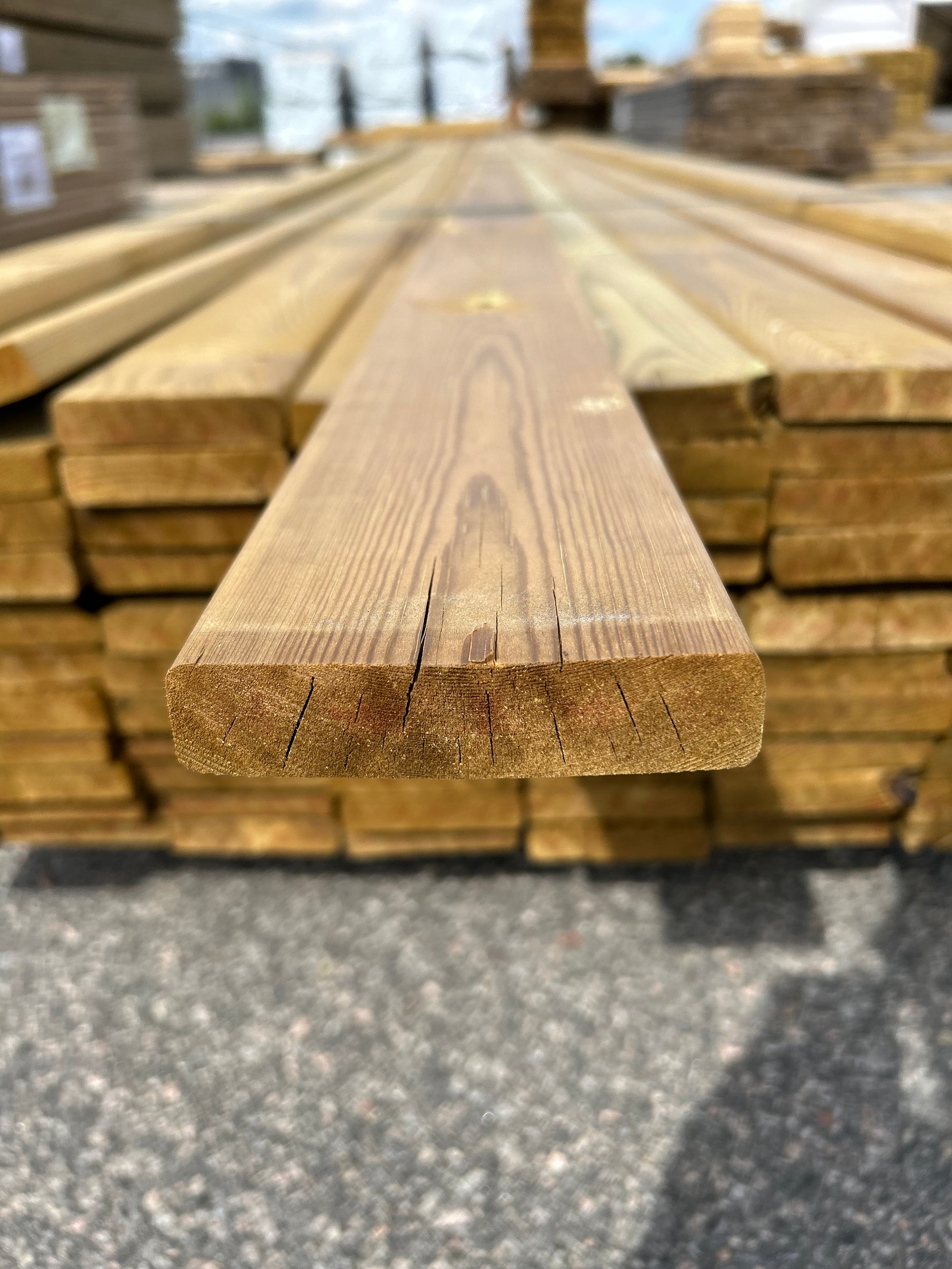 Paket Tryckimpregnerad Trall 22x95mm 91st 4.20m- Andra sortering