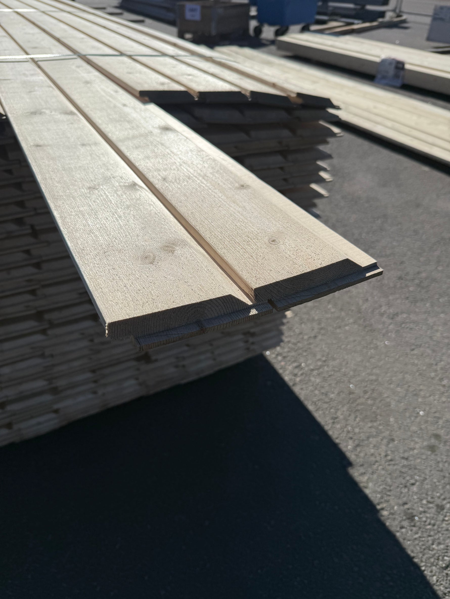 Paket Ytterpanel Enkelfas Fals 22x120mm – 260 st 5,40 m Obehandlad Gran - Spirec