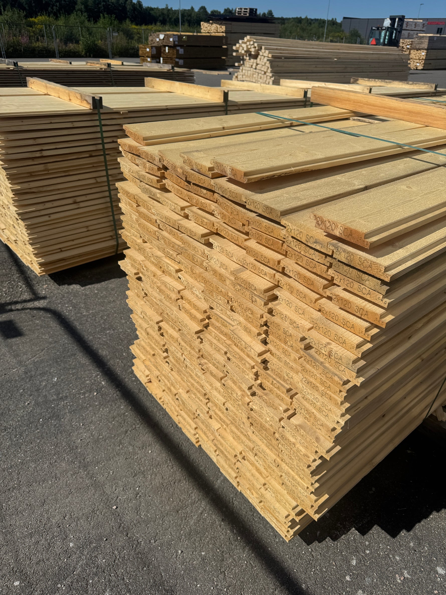Paket Ytterpanel 22x120mm 4,80m 260st Obehandlad