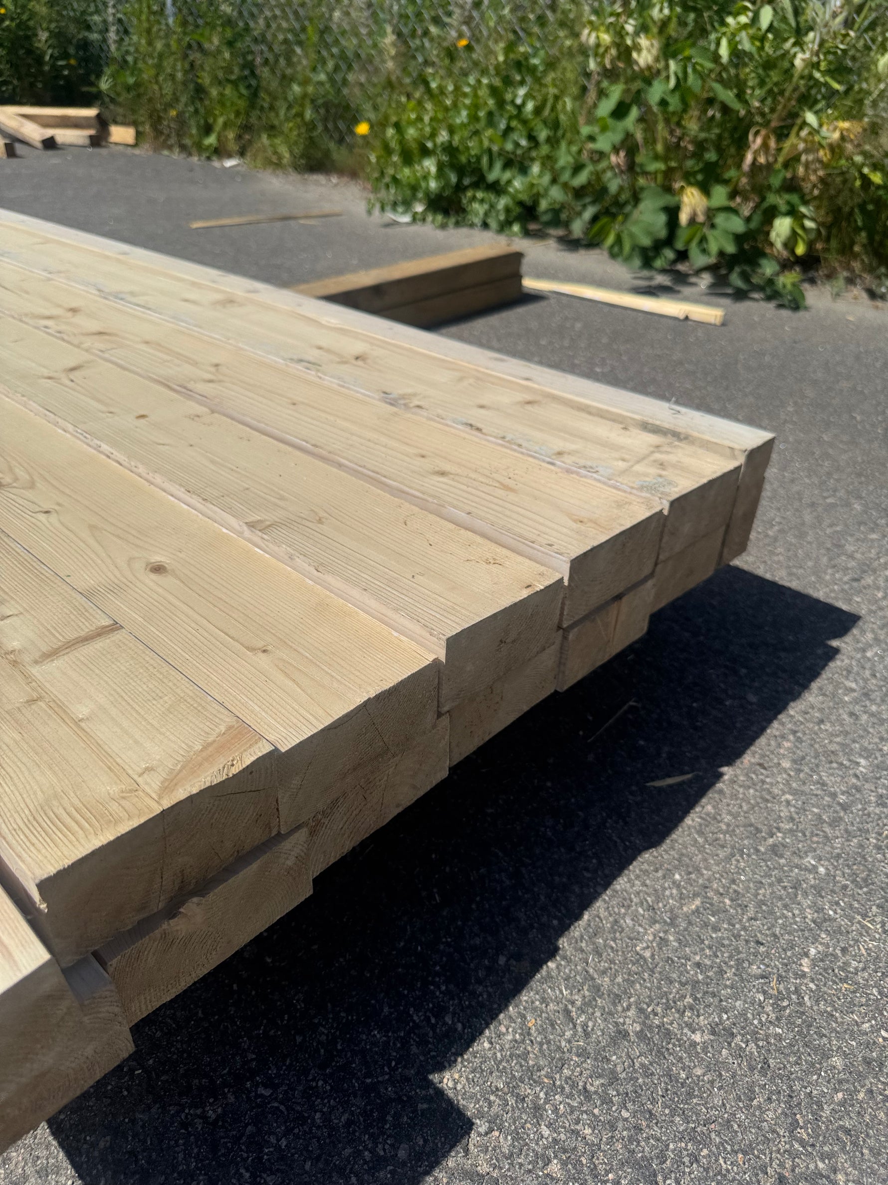 Paket Hyvlat Virke 45x95 mm, 13 st 4,80 m Vitlaserat