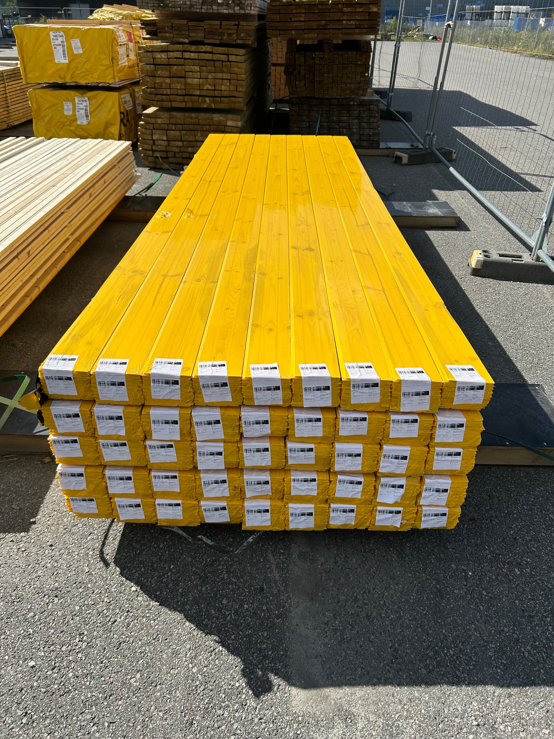 Parti Spårpanel 12x120mm (3,58–4,18m) 157,8kvm- Furu Sekunda