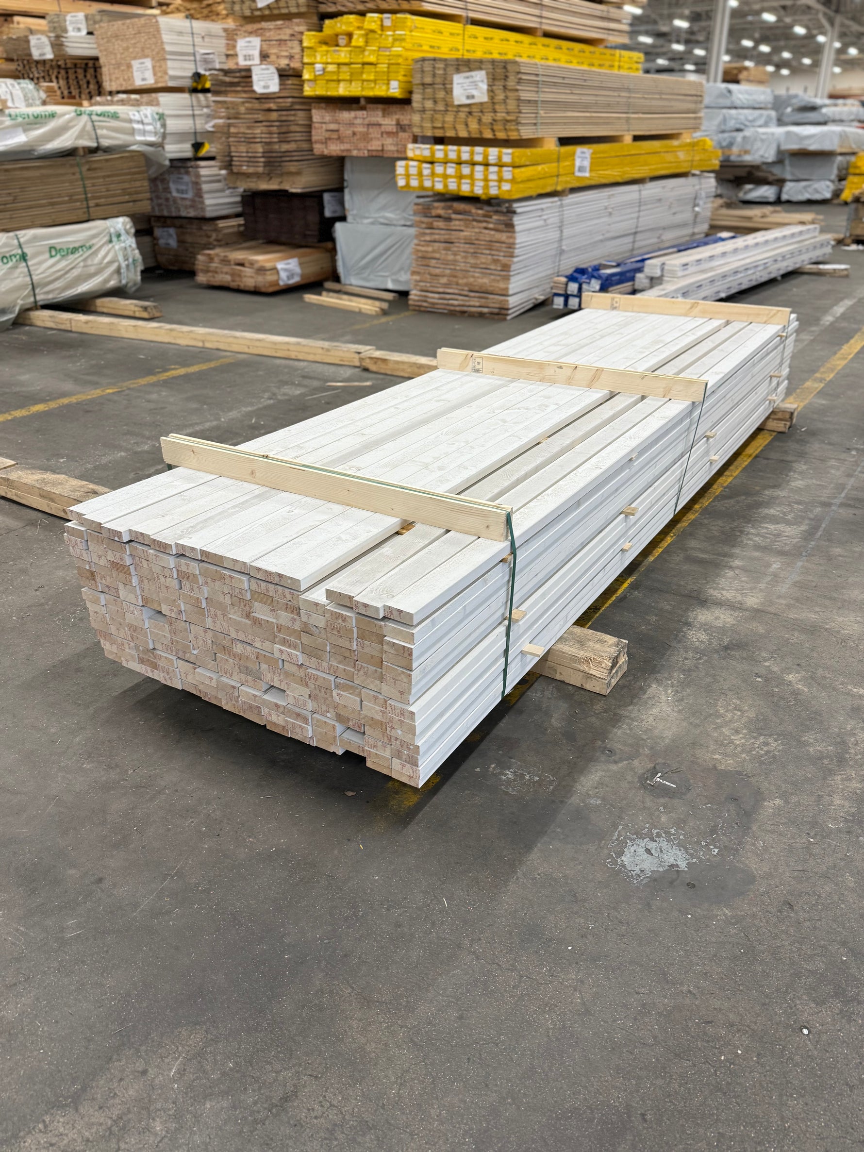 Paket Finsågade Brädor 28x70mm, 196st- 3.60m - Spirec