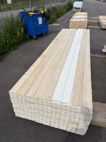 Paket Ytterpanel Dubbelfas Halvspont 22x120mm, 225st 3.60m Mellanstruken&nbsp;