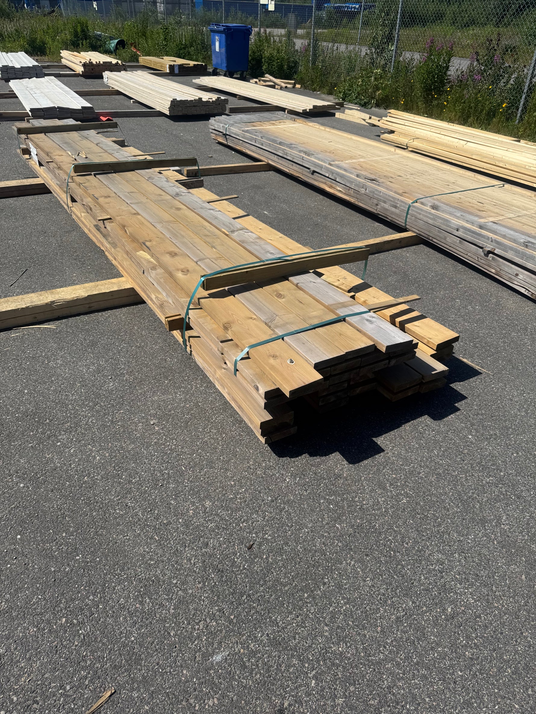 Paket Tryckimpregnerad Trall 34x145 mm, 31 st 5,40 m + 17 st 5,10 m