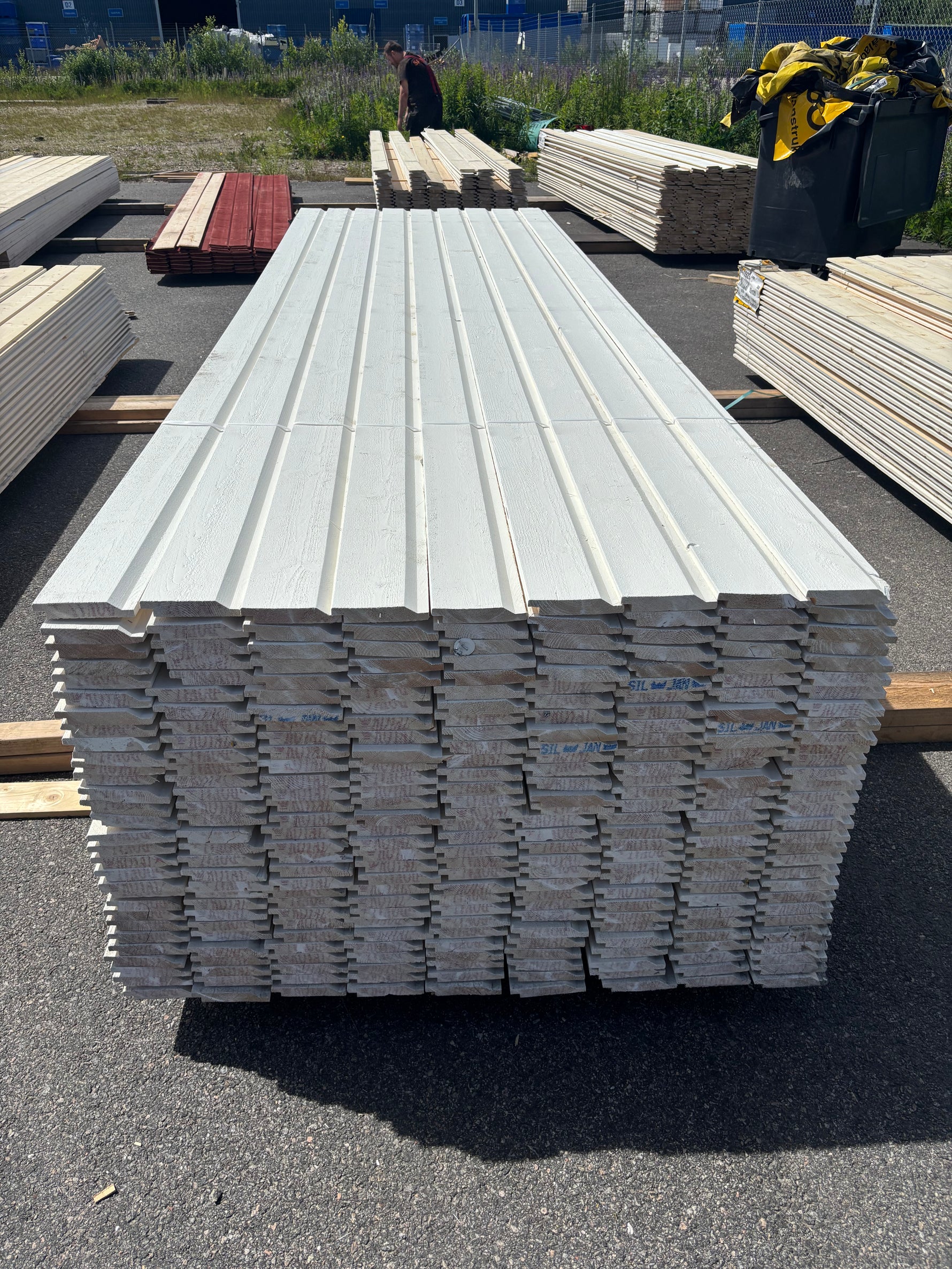 Paket Ytterpanel Enkelfas Halvspont 22x120mm, 270st 3.60m Mellanstruken&nbsp;