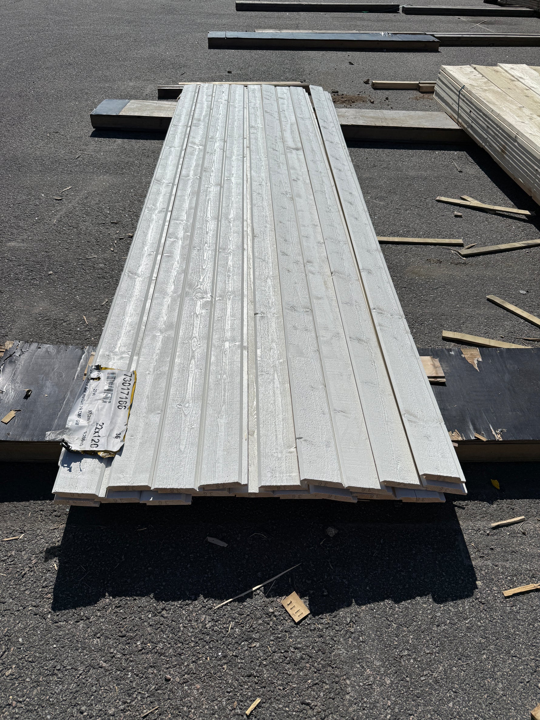 Paket Dubbelfas Fals 22x120mm 3,60m 19st- Mellanstruken