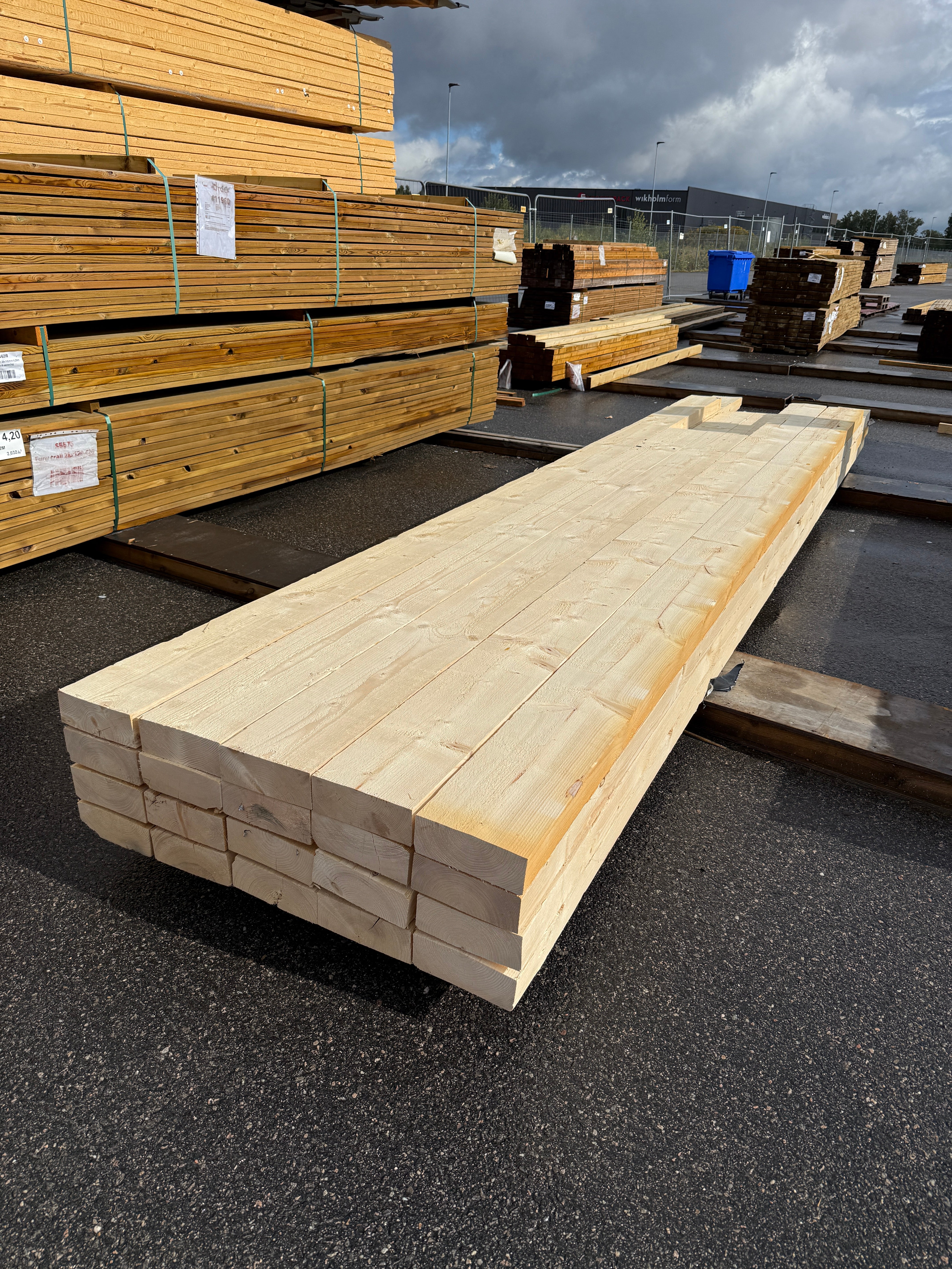 Paket Ohyvlade Reglar 75×200 mm – 20 st (3,60-5,40m)