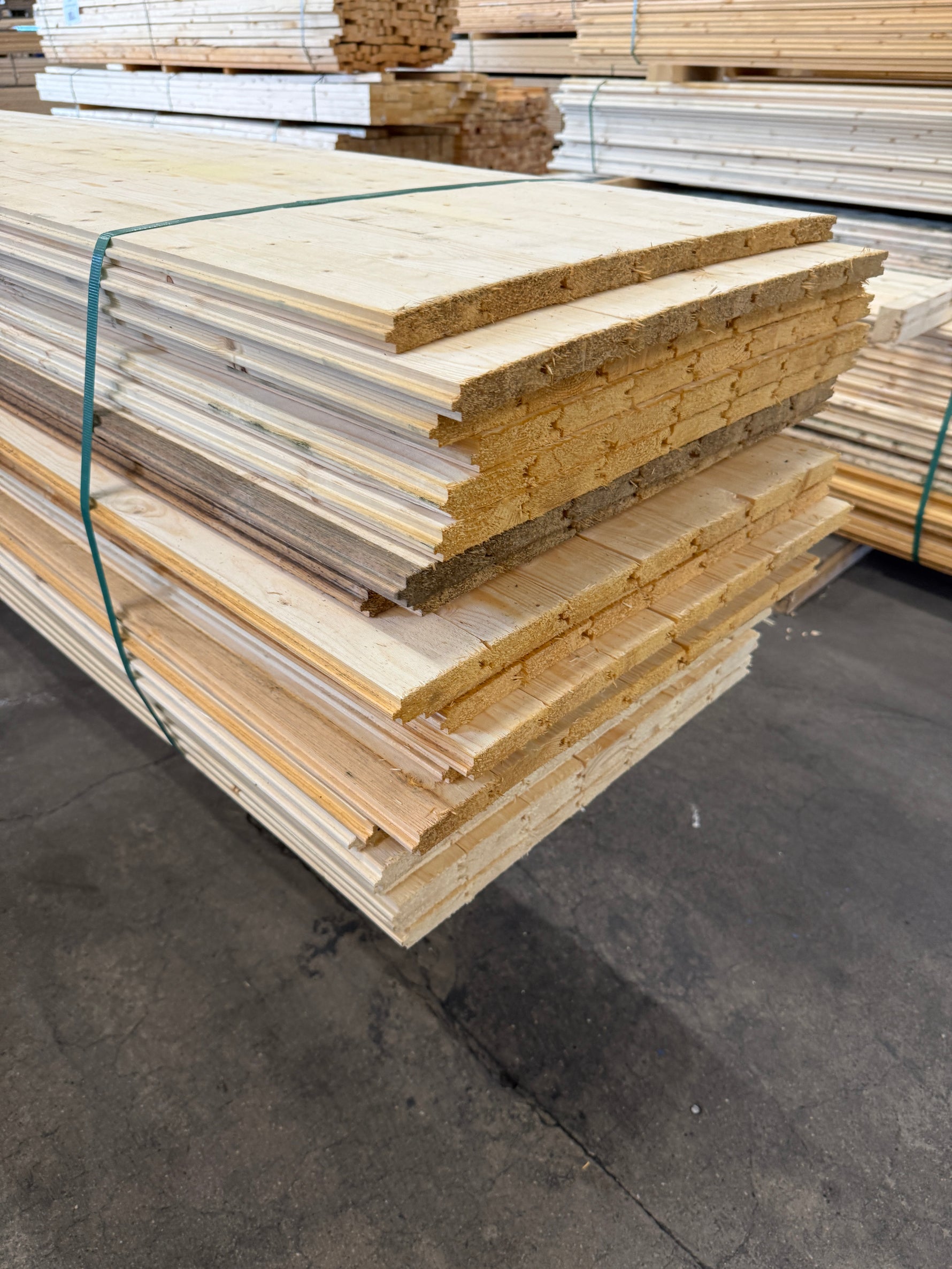 Paket Råspontluckor 20x540x3600mm 23st (Fuktskadat)