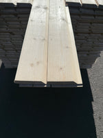 Paket Ytterpanel Enkelfas Fals 22x120mm – 260 st 5,40 m Obehandlad Gran - Spirec
