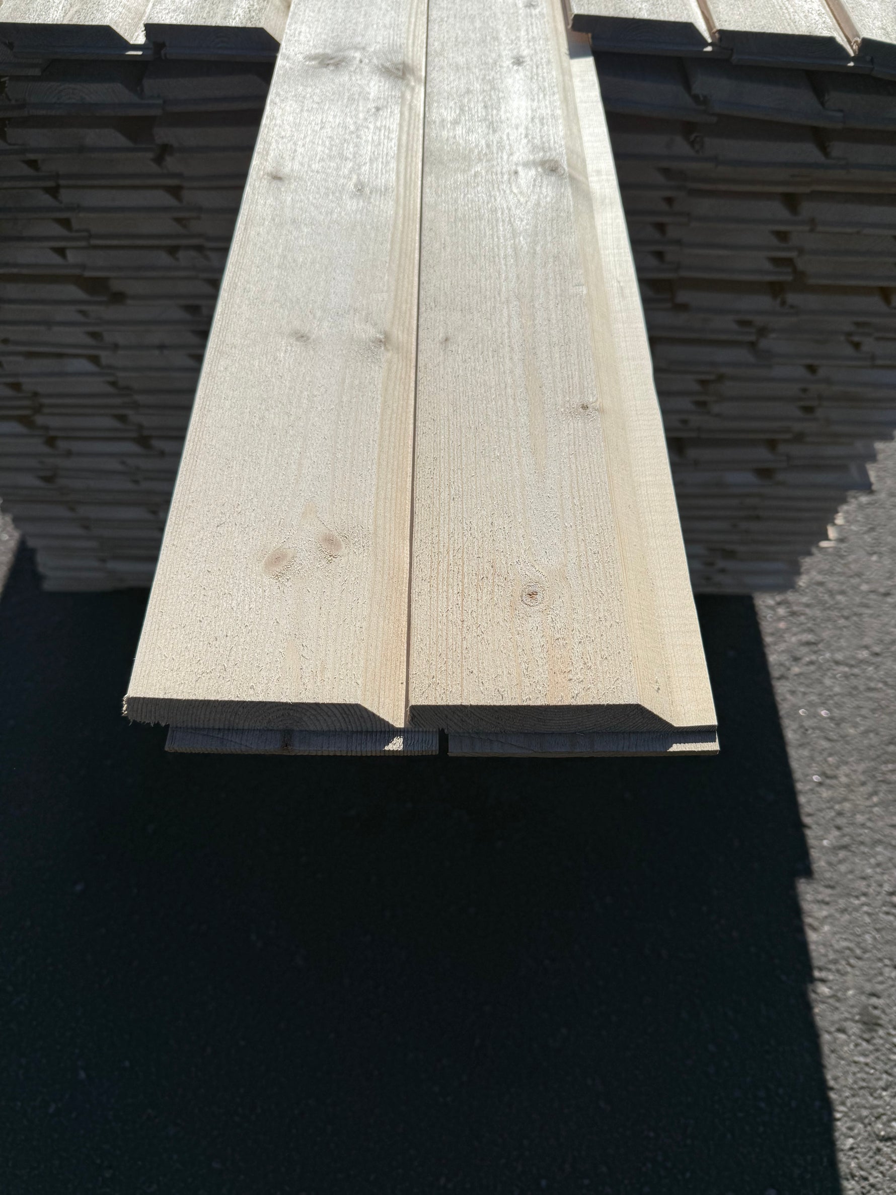 Paket Ytterpanel Enkelfas Fals 22x120mm – 260 st 5,40 m Obehandlad Gran - Spirec