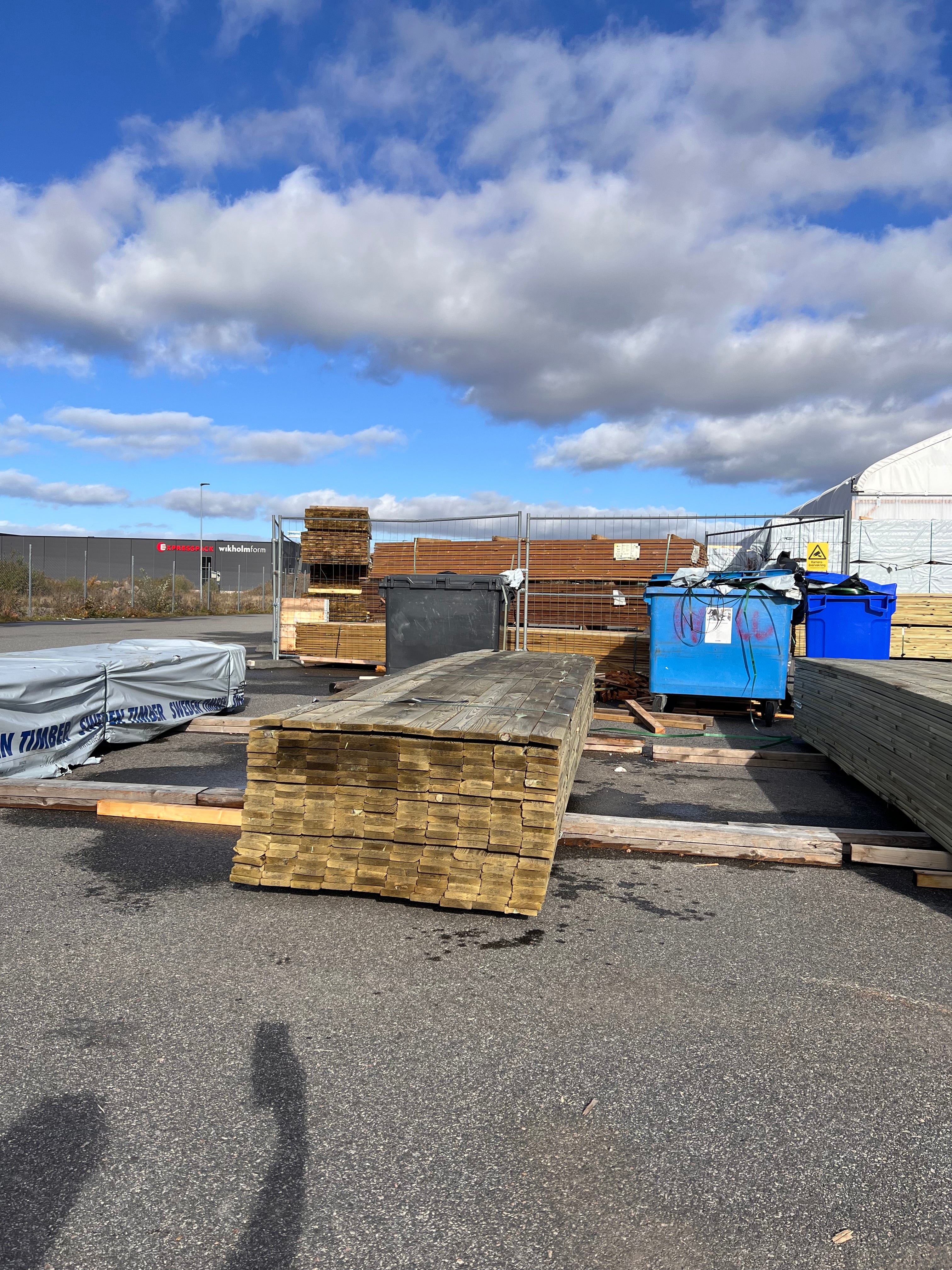 Tryckimpregnerad Trall 22x95 – 220 st 4,50m (B-sortering)
