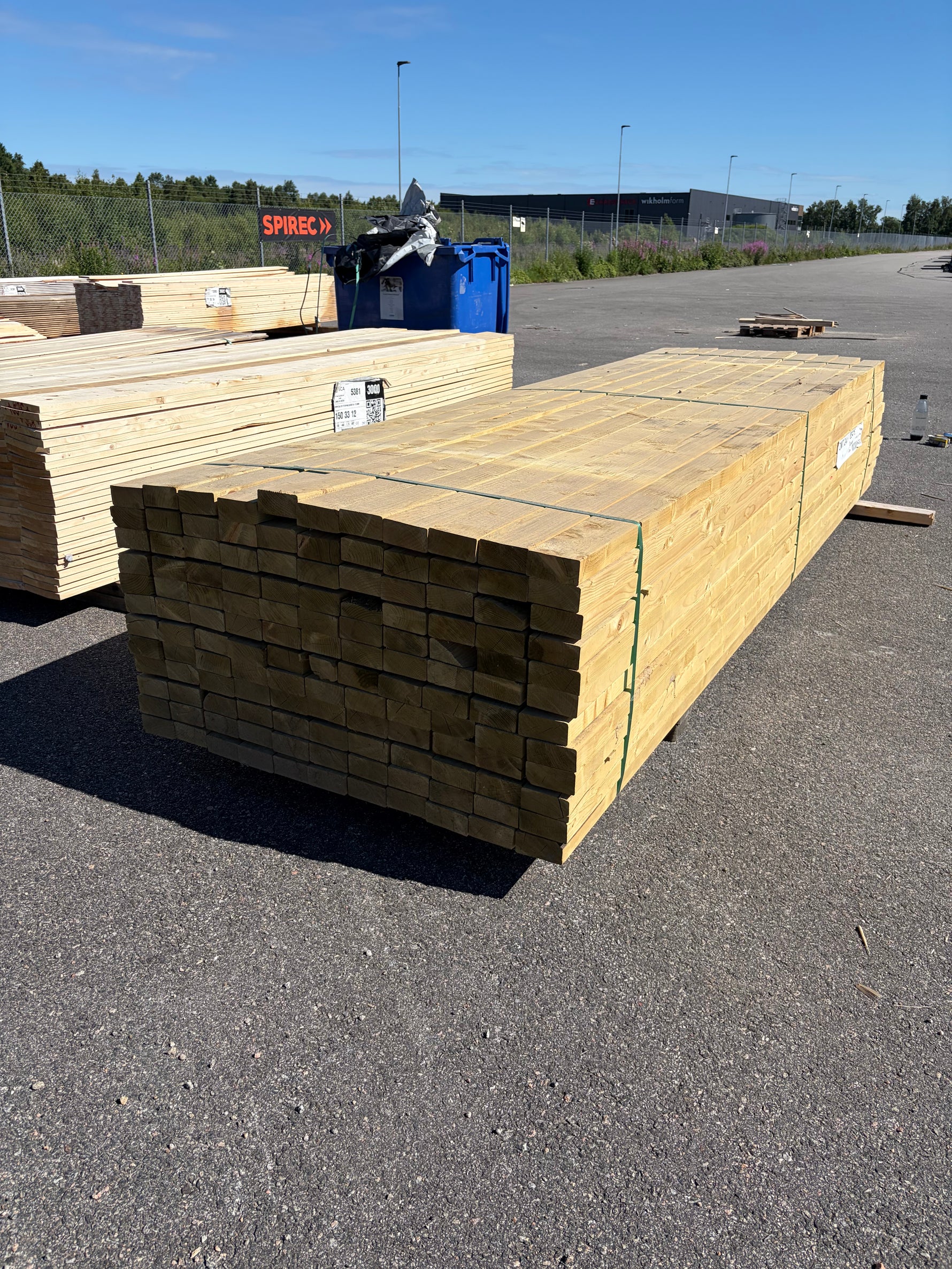 Paket Tryckimpregnerade Reglar 45x95mm 3,60m 132st