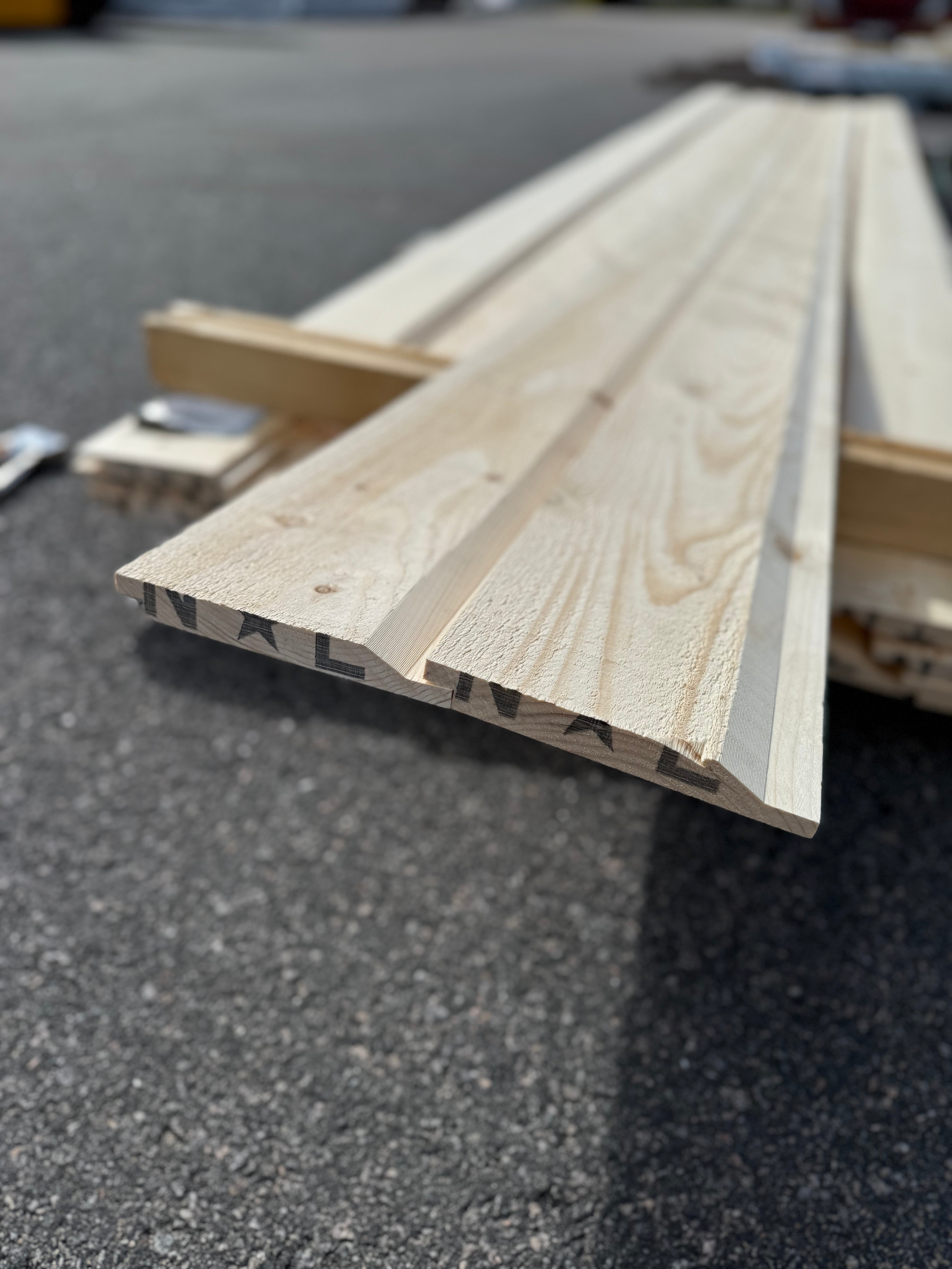Paket Norgepanel 21x170mm 5.10m 14st