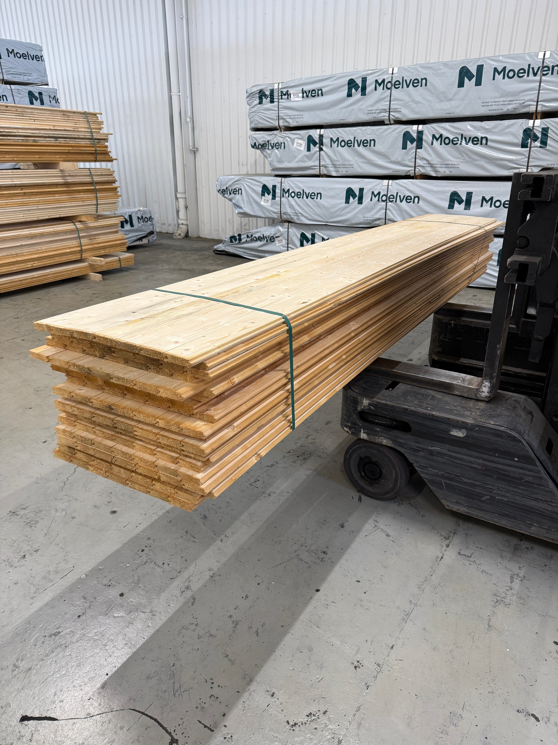 Parti Råspontluckor 20x540x3600mm 20st (Fuktskadad)