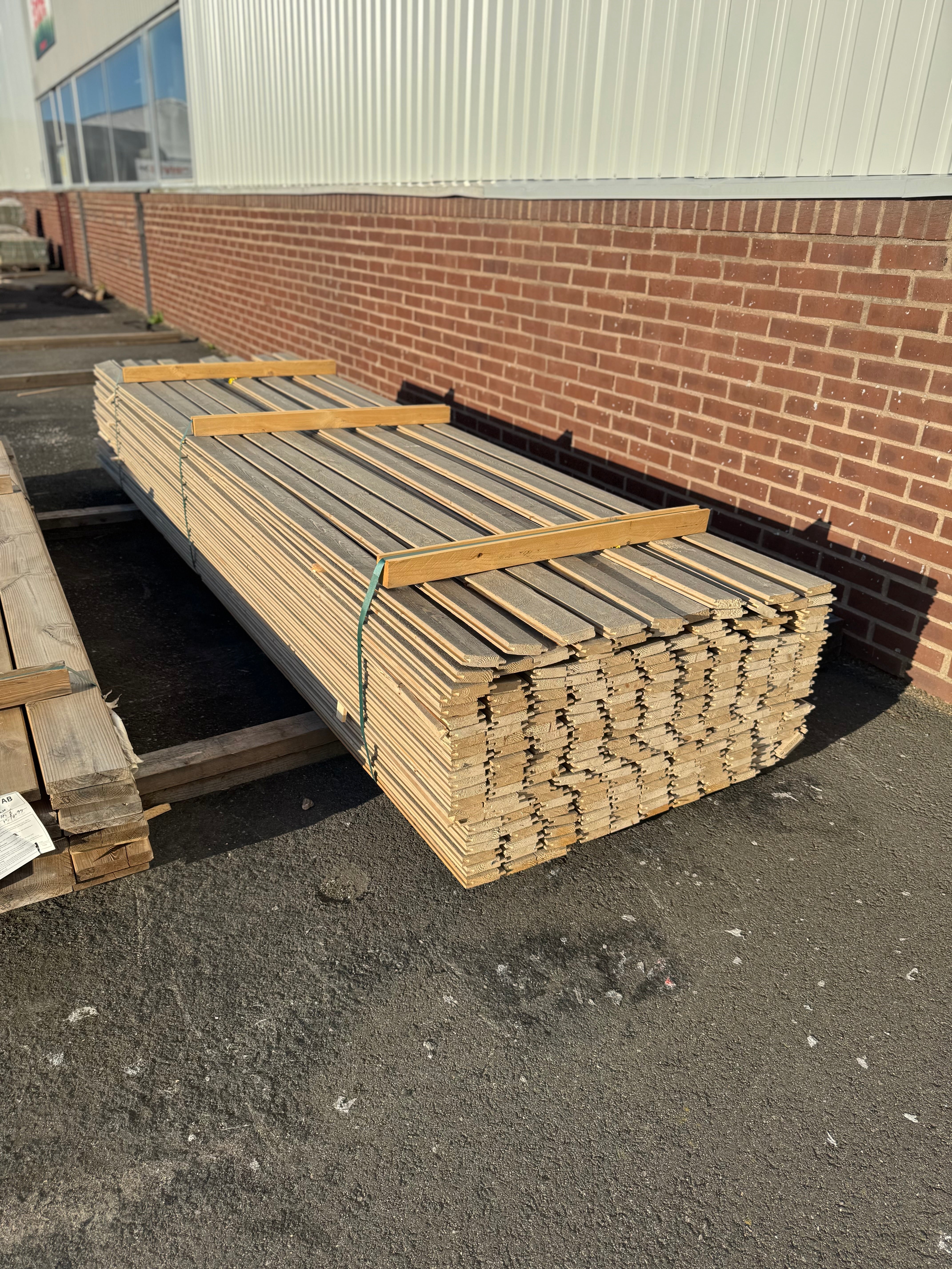 Paket Spårpanel 22x95 – 240st (3.60 m) – Lasyr