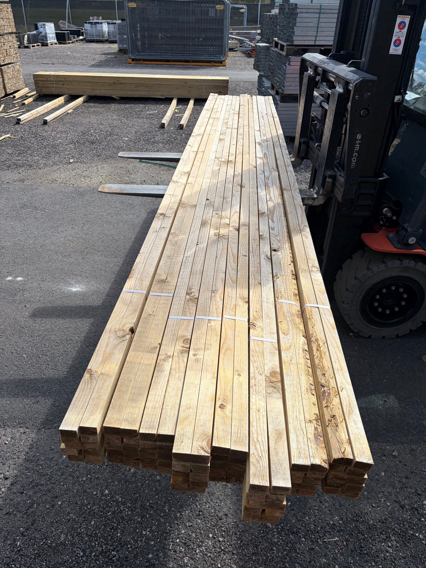 Paket tryckimpregnerad Läkt 25x36mm, 4,2 m - 80 st