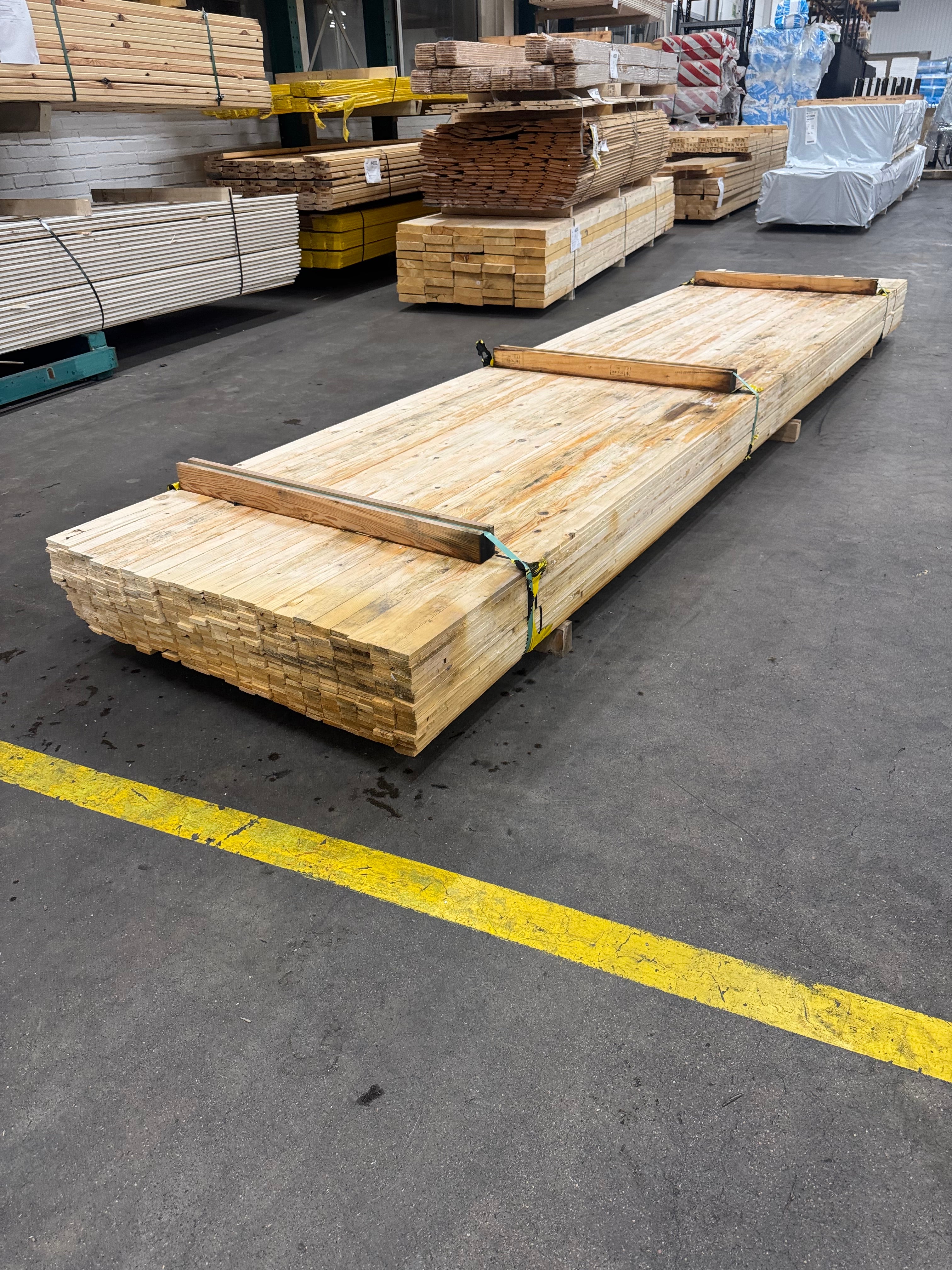 Paket Läkt 12x48mm – 440 st (4,50 m, Obehandlad Gran, Vattenskadad