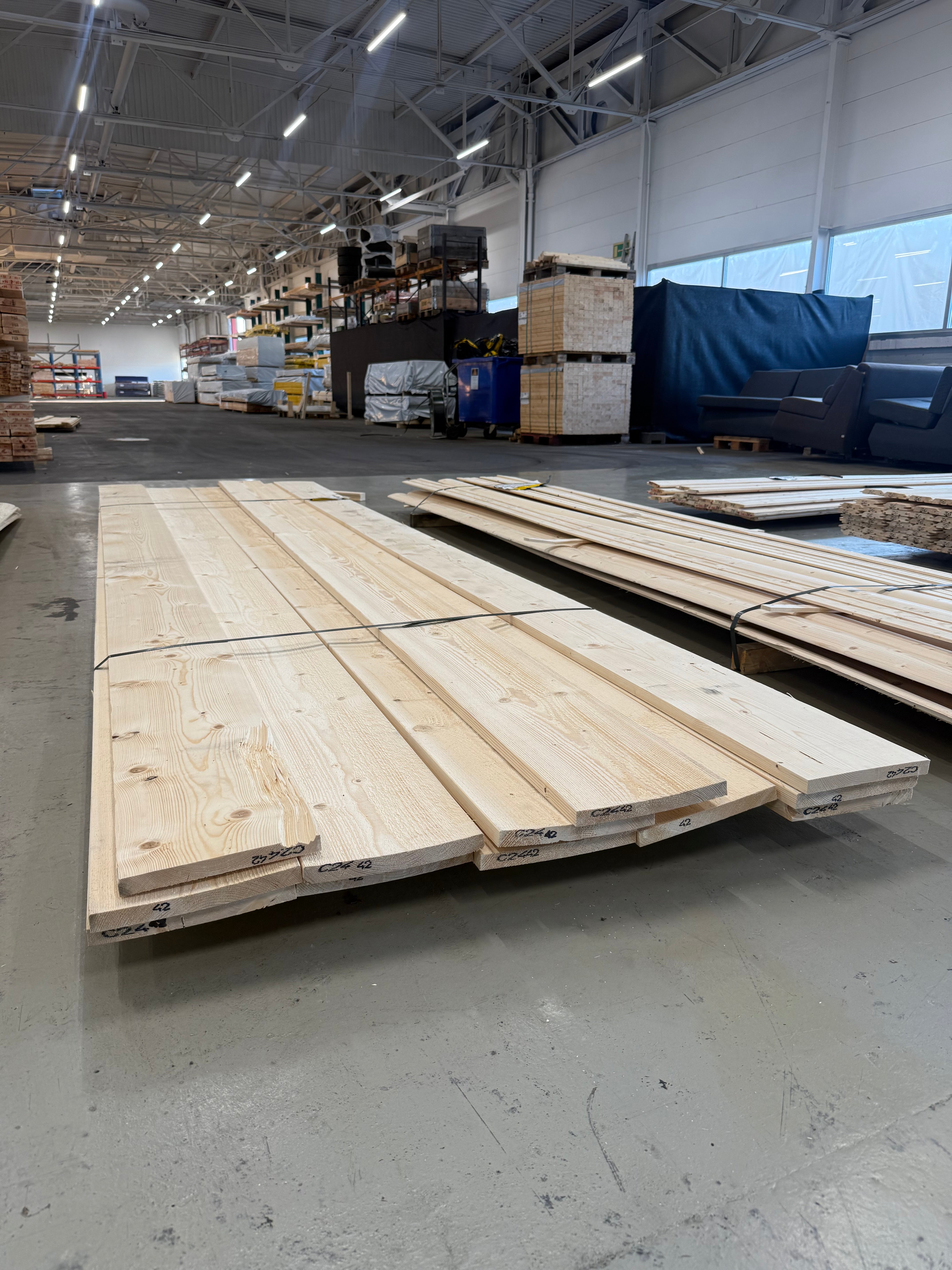Paket Finsågad Ytterpanel 22x220mm 12st 4.20m
