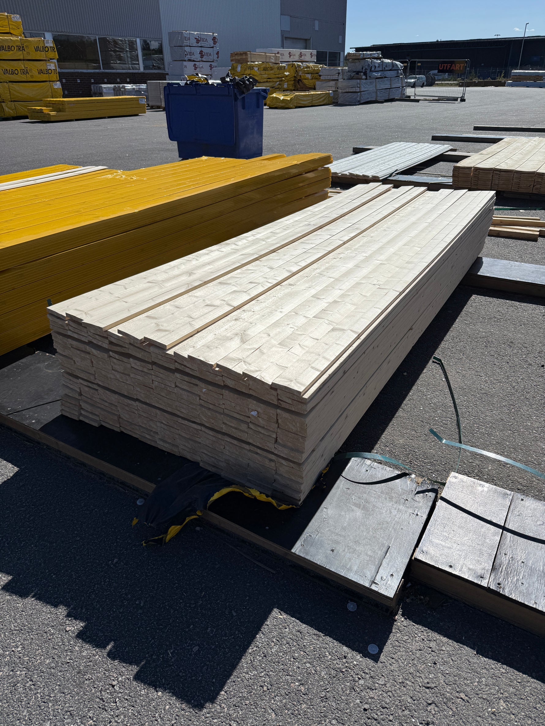 Parti Finsågade Brädor 17x95mm 3,00m 240st Gran- Obehandlad