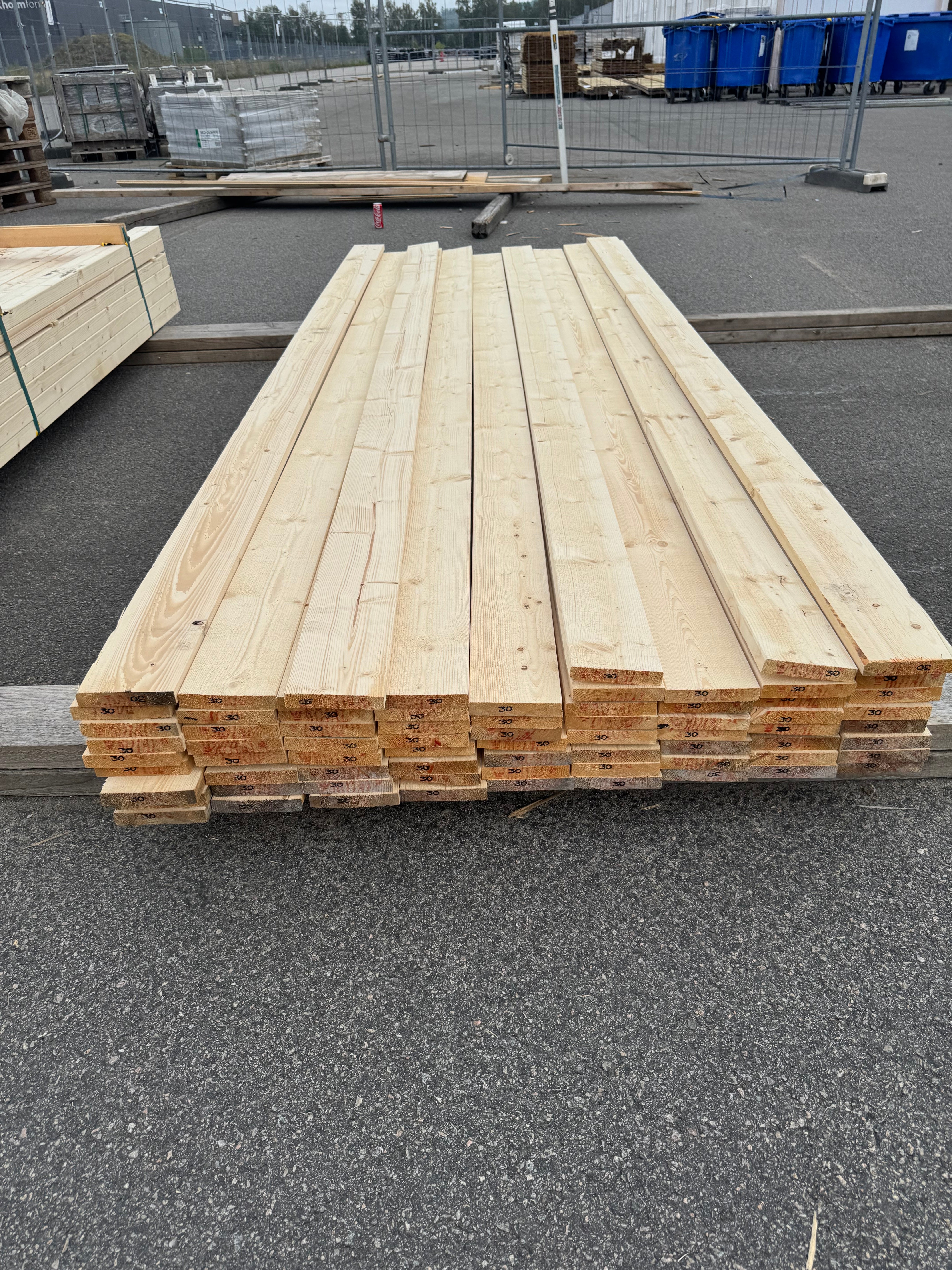 Paket Finsågad Panel 22x120mm 74st 3.0m