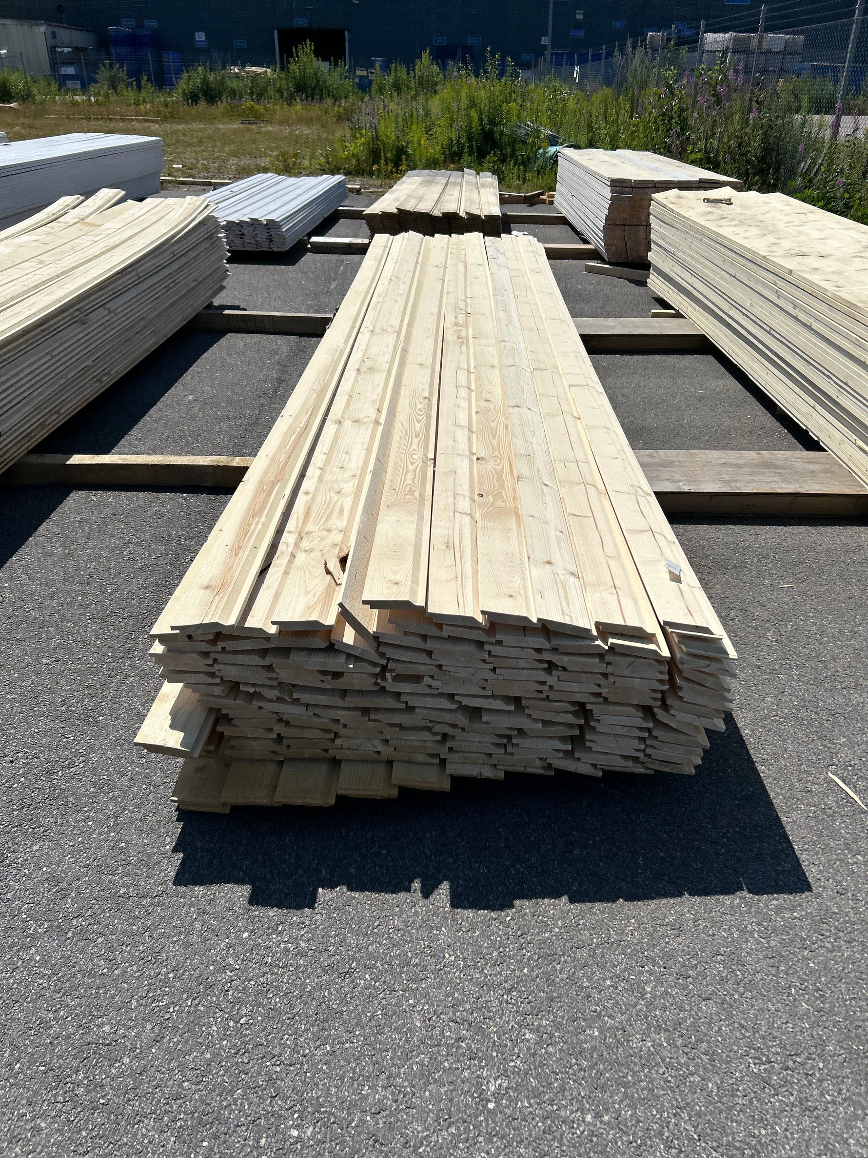 Paket Ytterpanel Enkelfas 22x120mm 4,80m 130st B-kvalitet