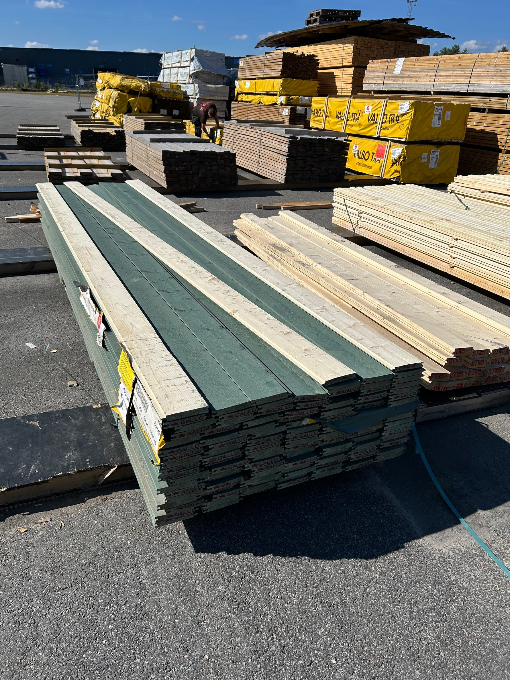 Paket Spontad Spårpanel 22x145mm 4,20m 121st Gran- Mellanstruken