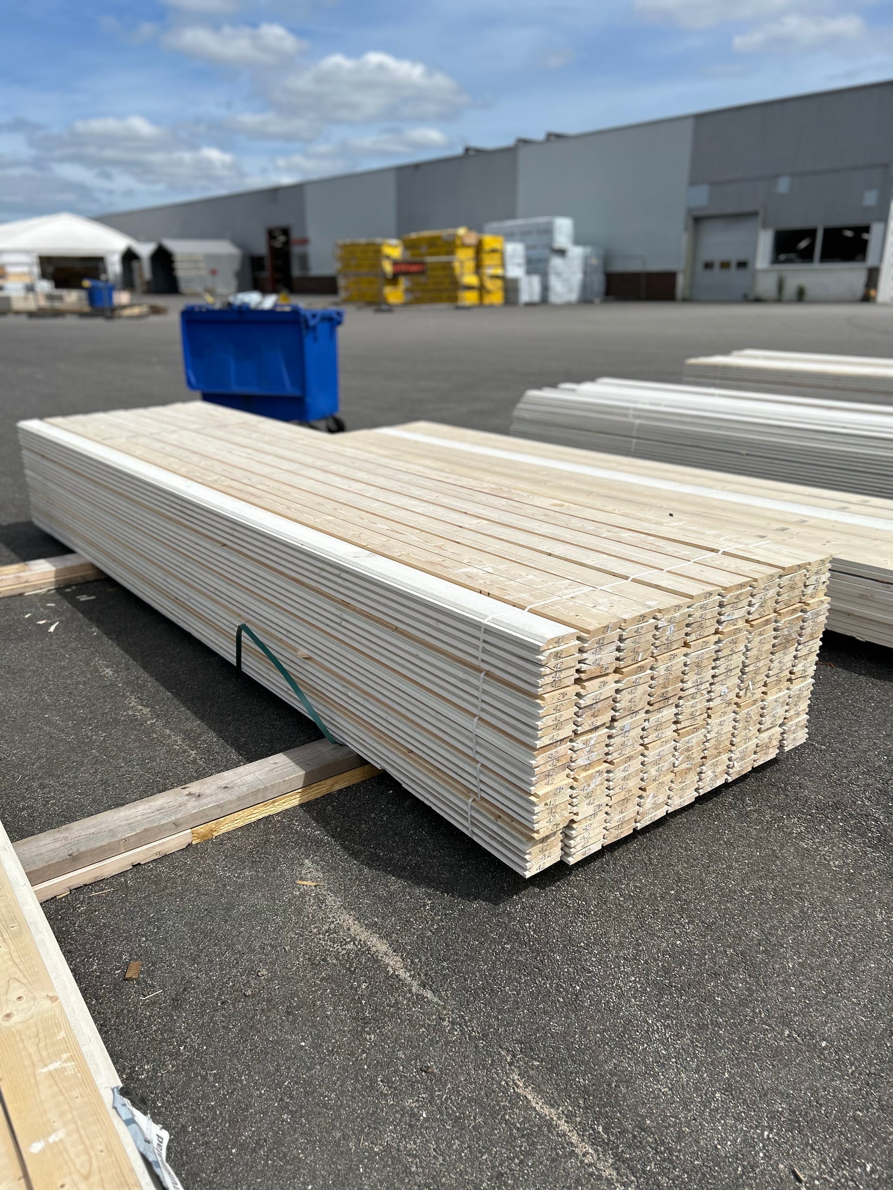 Paket Dubbelfas Halvspont 22x120mm 4,20m 225st Grundmålad
