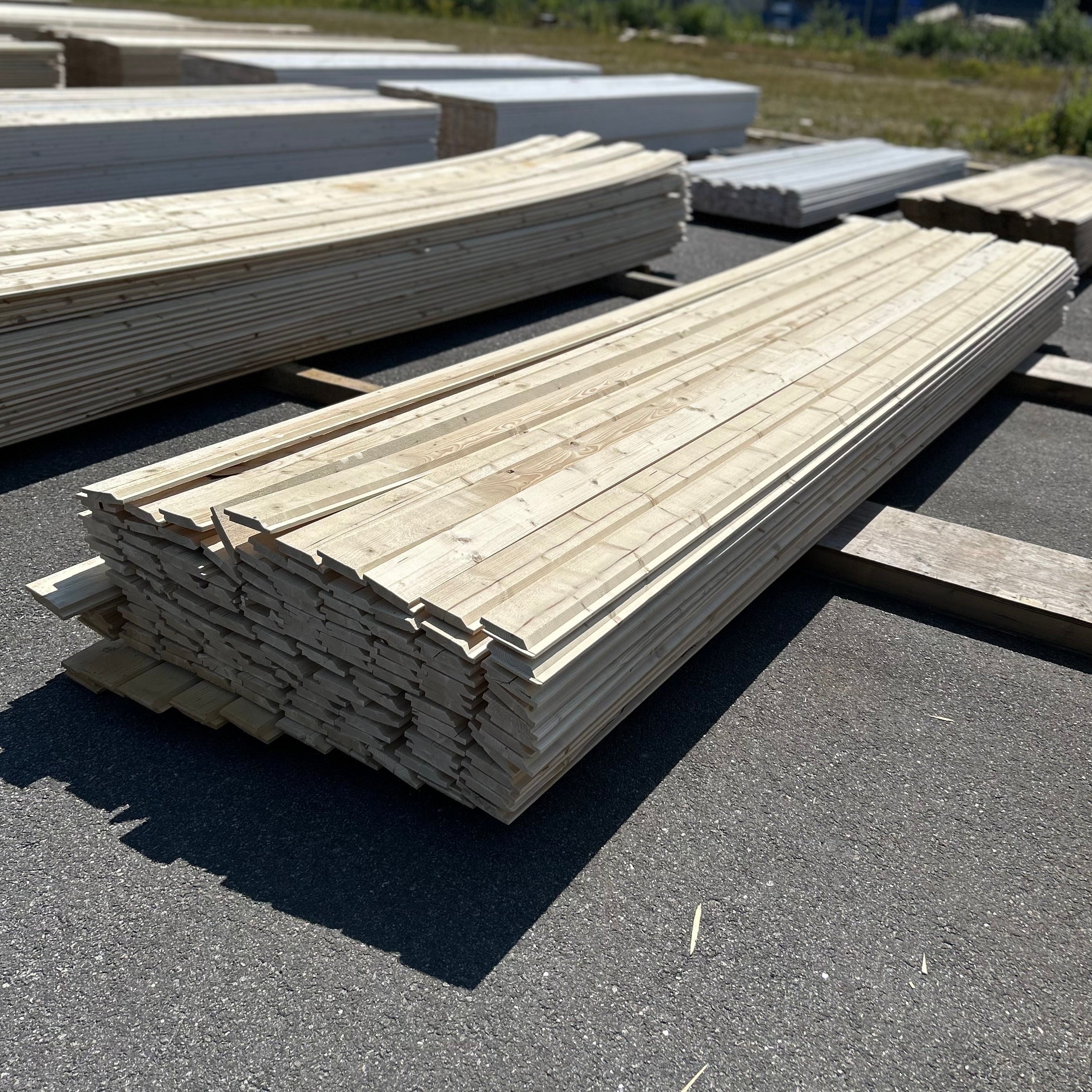 Paket Ytterpanel Enkelfas 22x120mm 4,80m 130st B-kvalitet