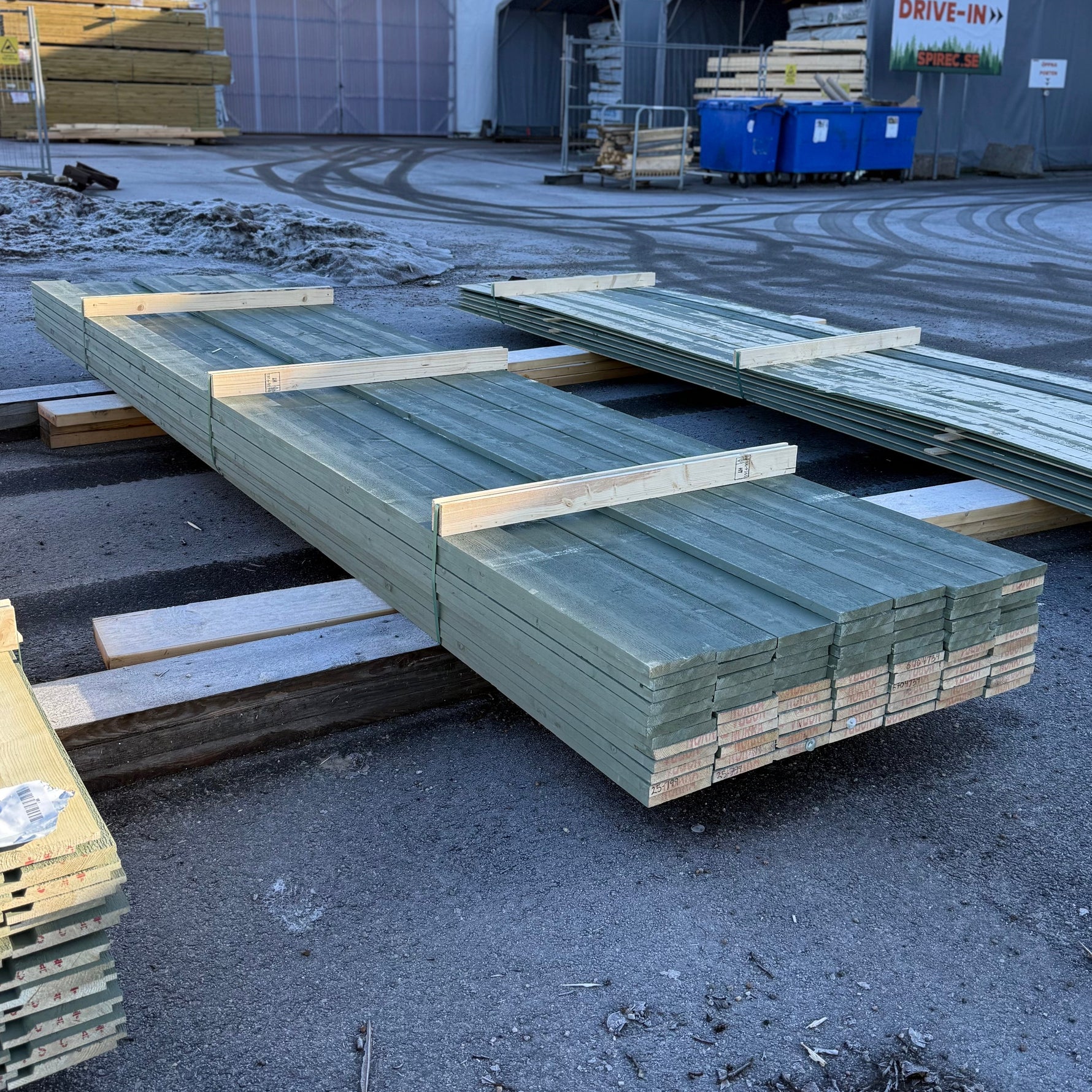 Paket Finsågade Brädor 21x145mm- 4.50m 82st - Spirec