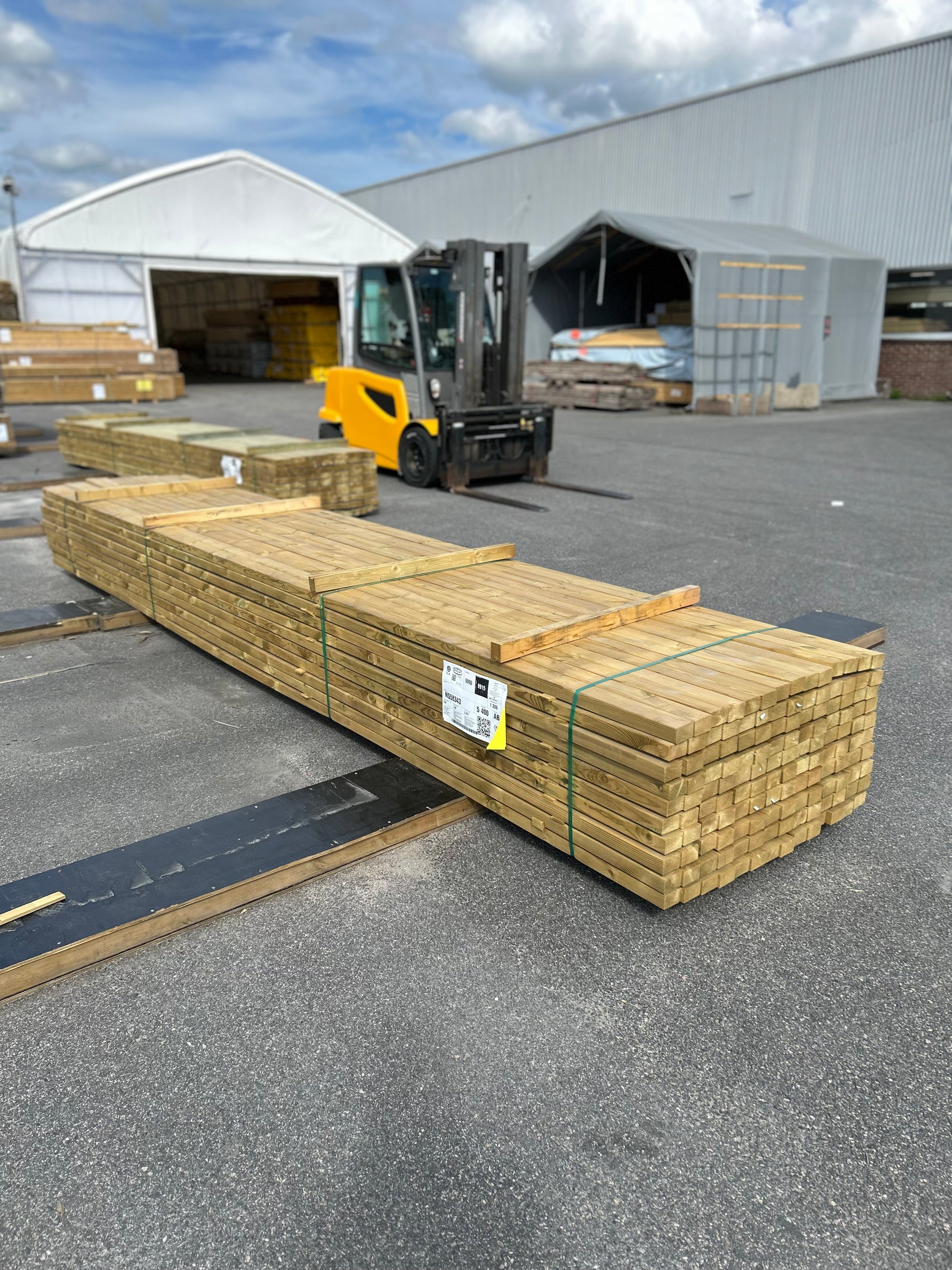 Paket Tryckimpregnerade Reglar 45x70mm Fingerskarvade 5,40m 140st