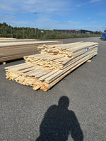 Parti Finsågade Brädor 22x70 mm – 3,60–4,80 m (Andra sortering)