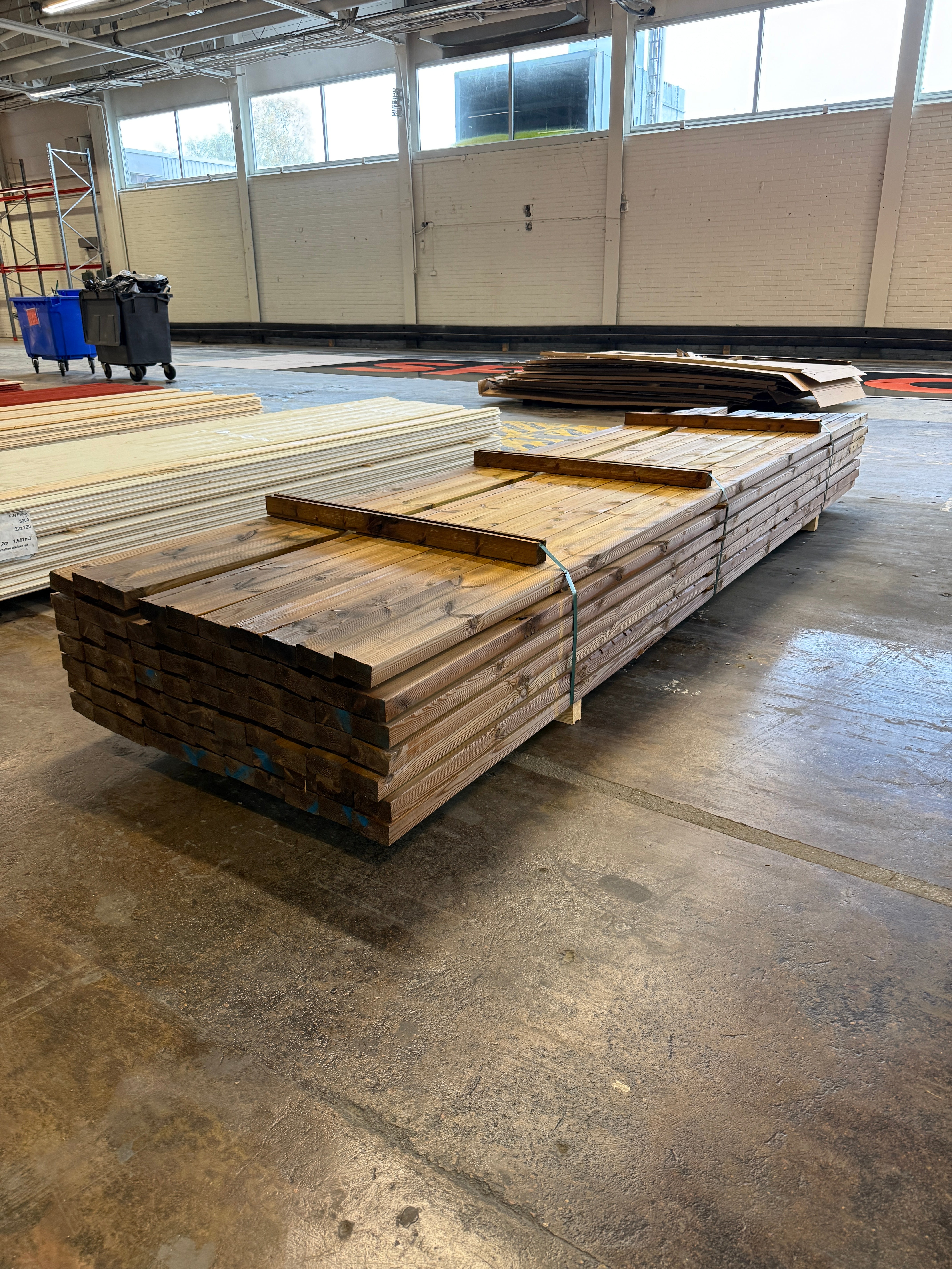 Paket Tryckimpregnerade Reglar 45×95 mm C14 3,90 m – 76 st NTR-AB
