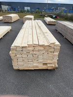 Parti Finsågade Brädor 22x120 mm – 4,20–5,40 m (Andra sortering)