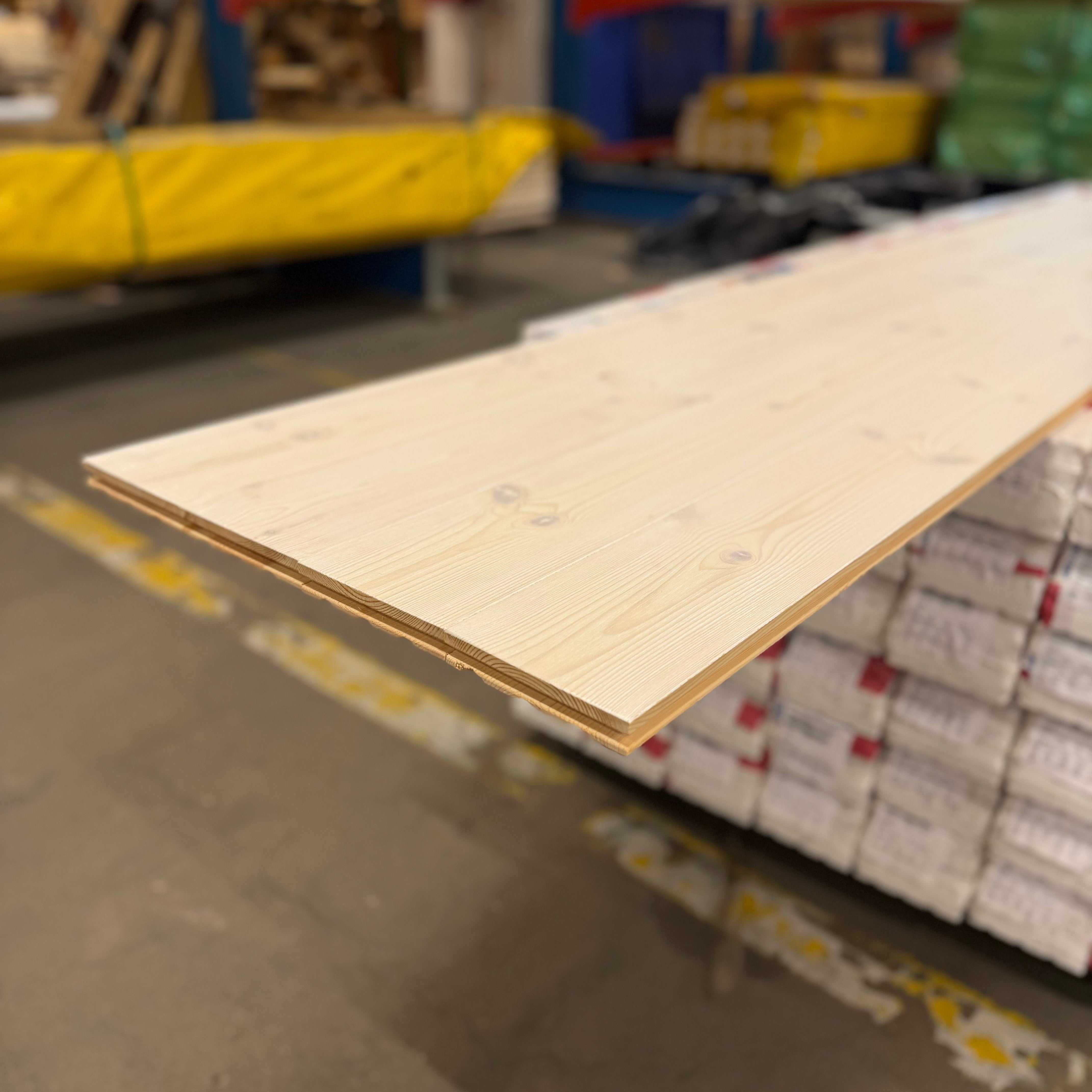 Moelven Furu Golv Snö 20x117mm - Per Bunt (4st 2,20m)