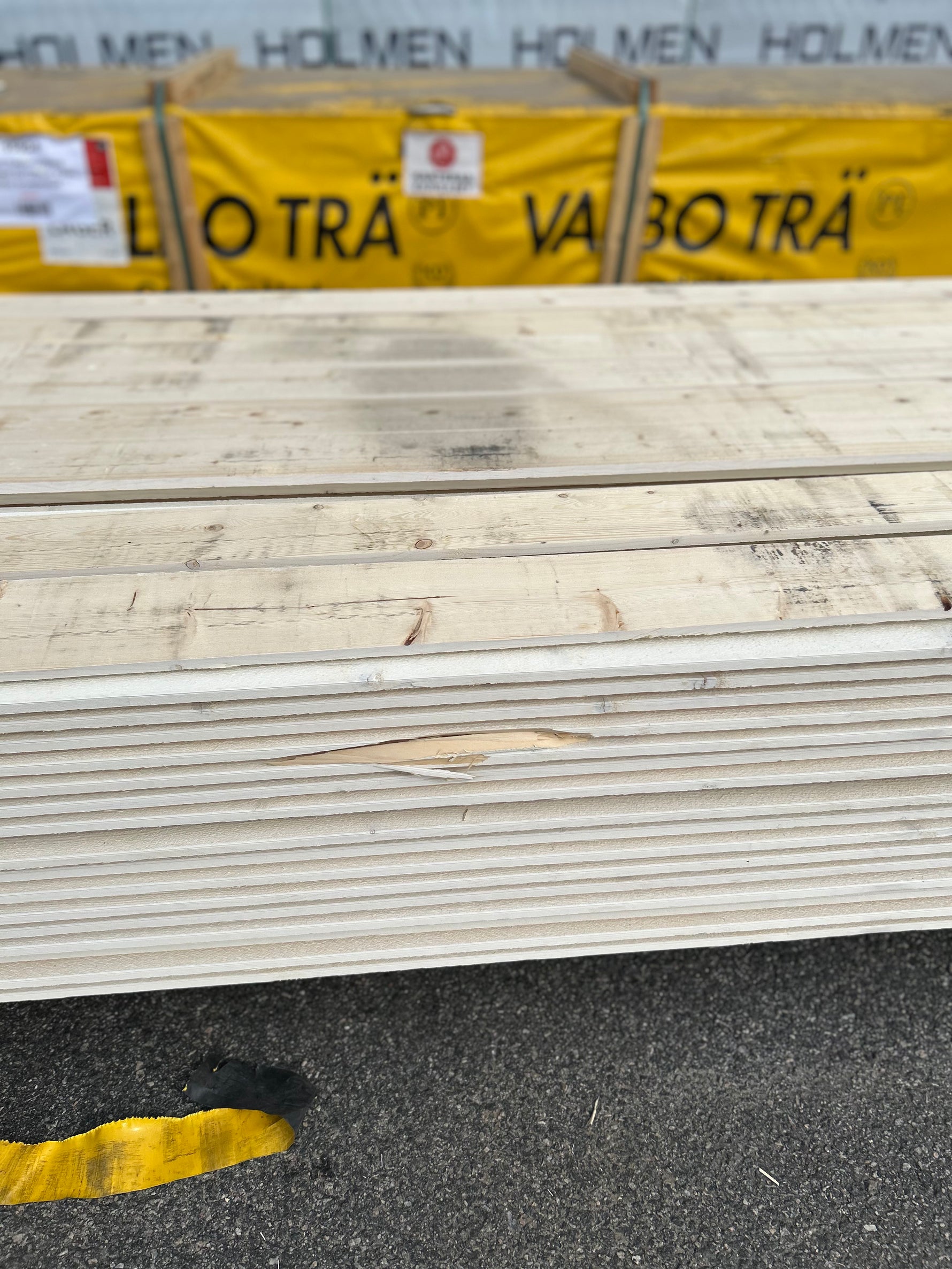 Paket Enkelfas Halvspont 22x120mm 4,20m 161st Grundmålad