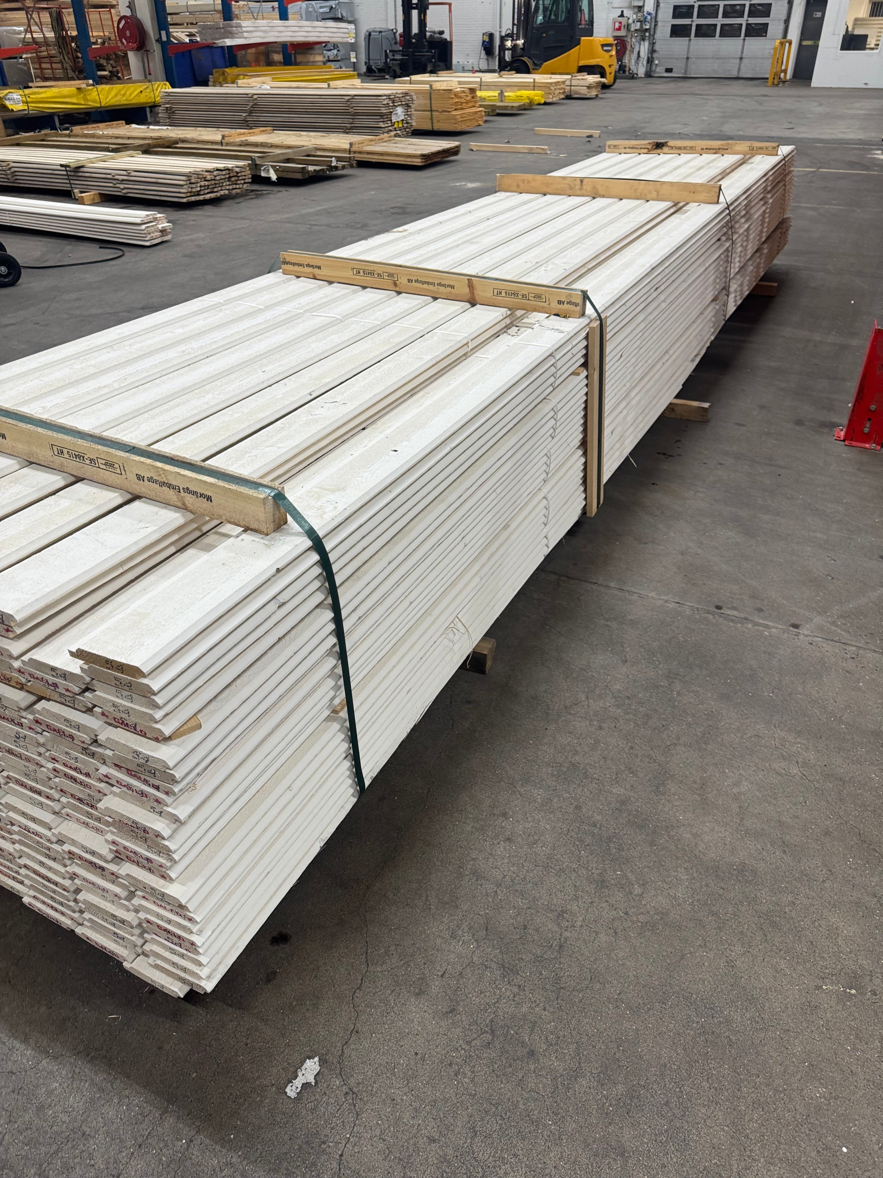 Paket Ytterpanel Dubbelfas 22x120mm – 220 st 5,40 m (Grundmålad vit)