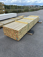 Paket Tryckimpregnerade Reglar 45x70mm, 140st 4,20m