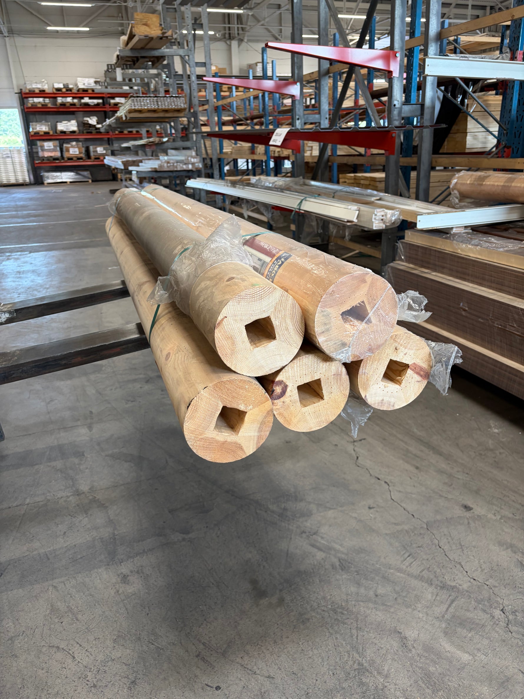 Parti Rund limträpelare 155x2500mm - 5 st