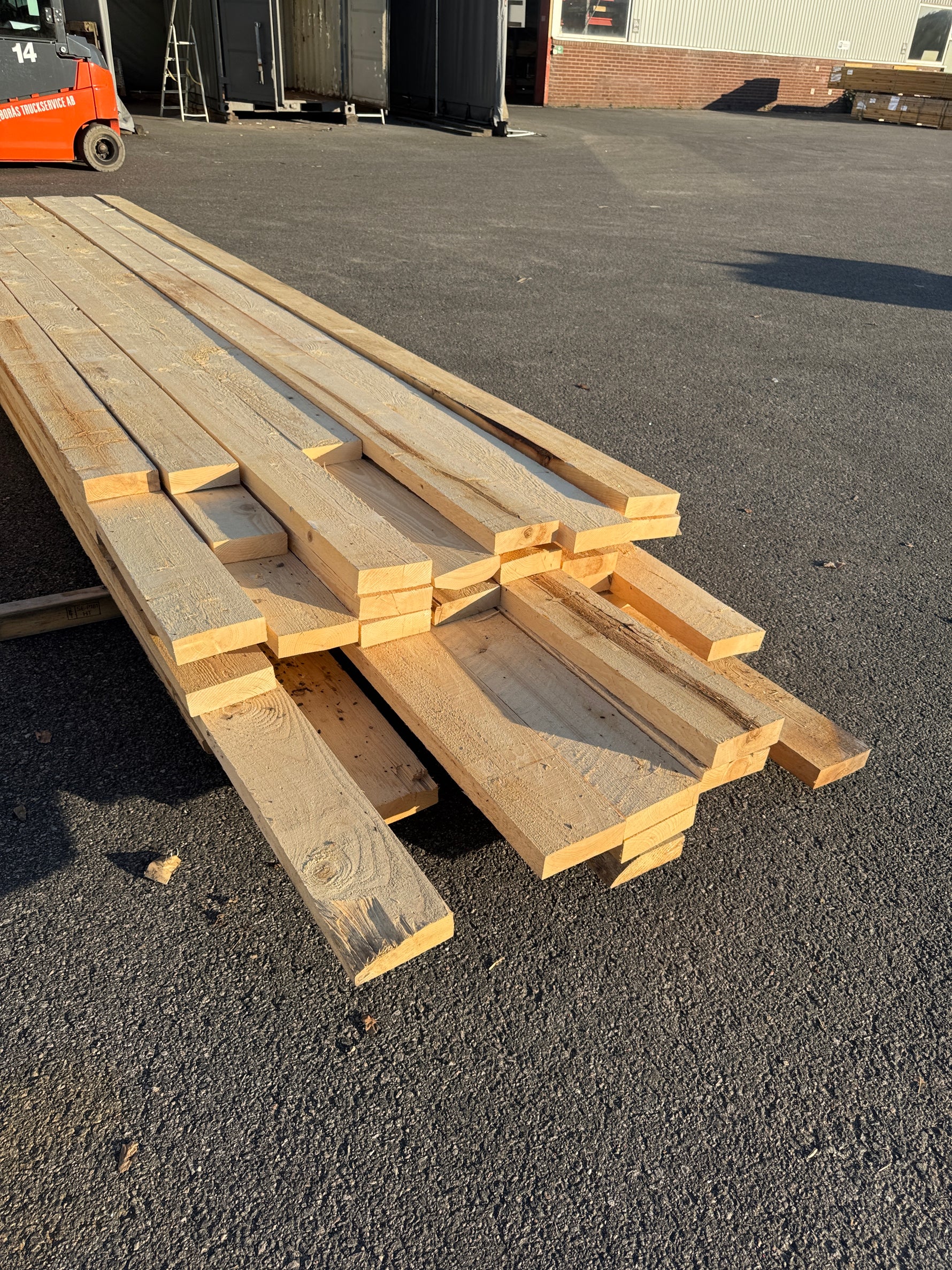 Paket Ohyvlade Reglar 50x150mm (4,20-5,40m) 42st Gran
