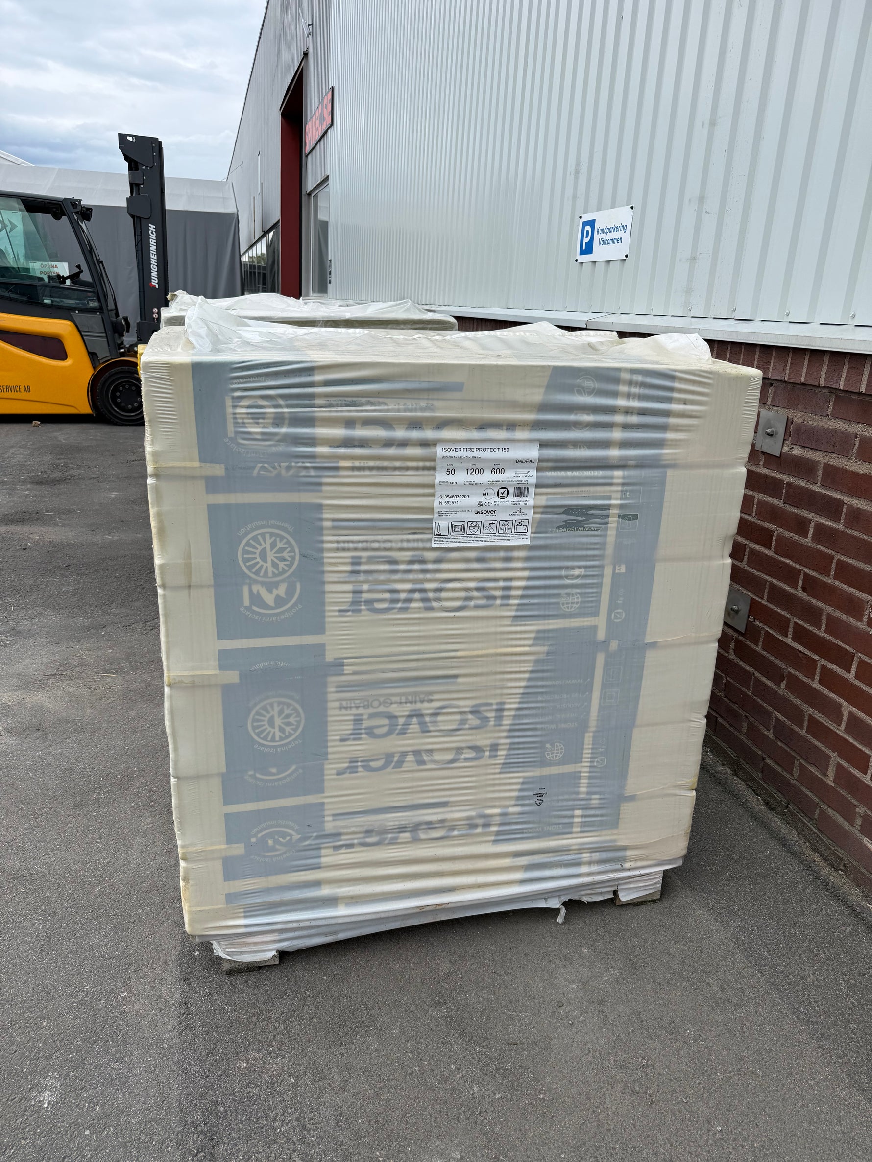 Parti Isover Fire Protect 150 (50mm 34,56kvm)