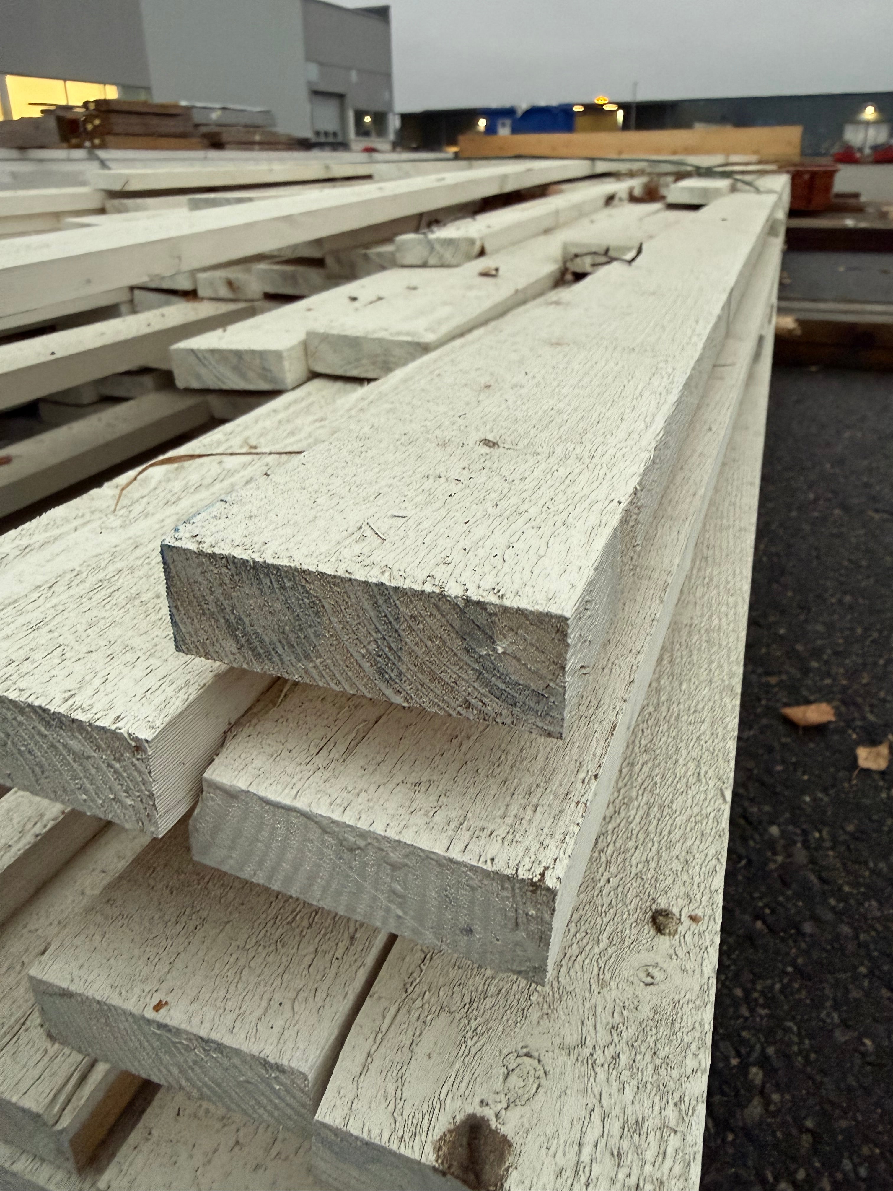 Paket Finsågad Panel 22x70mm – 146 st (3,60–5,40 m, Vit S0502-Y)