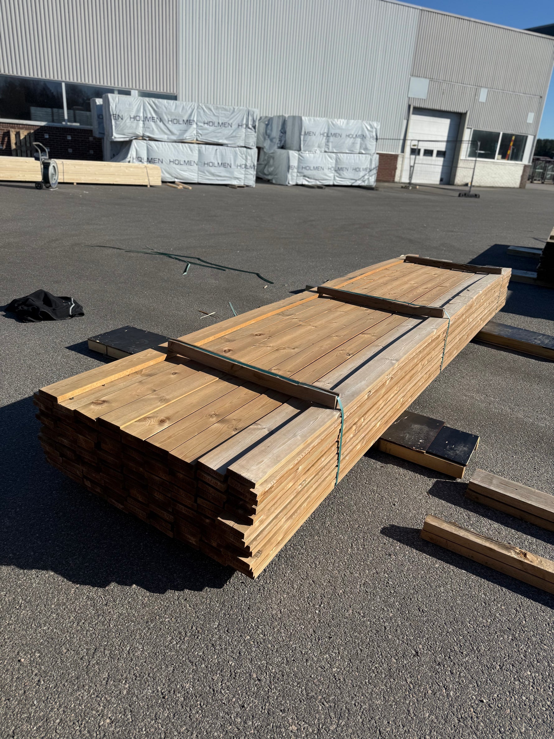 Paket Brunimpregnerad Trall 28x120mm, 108st 4,80m - Spirec