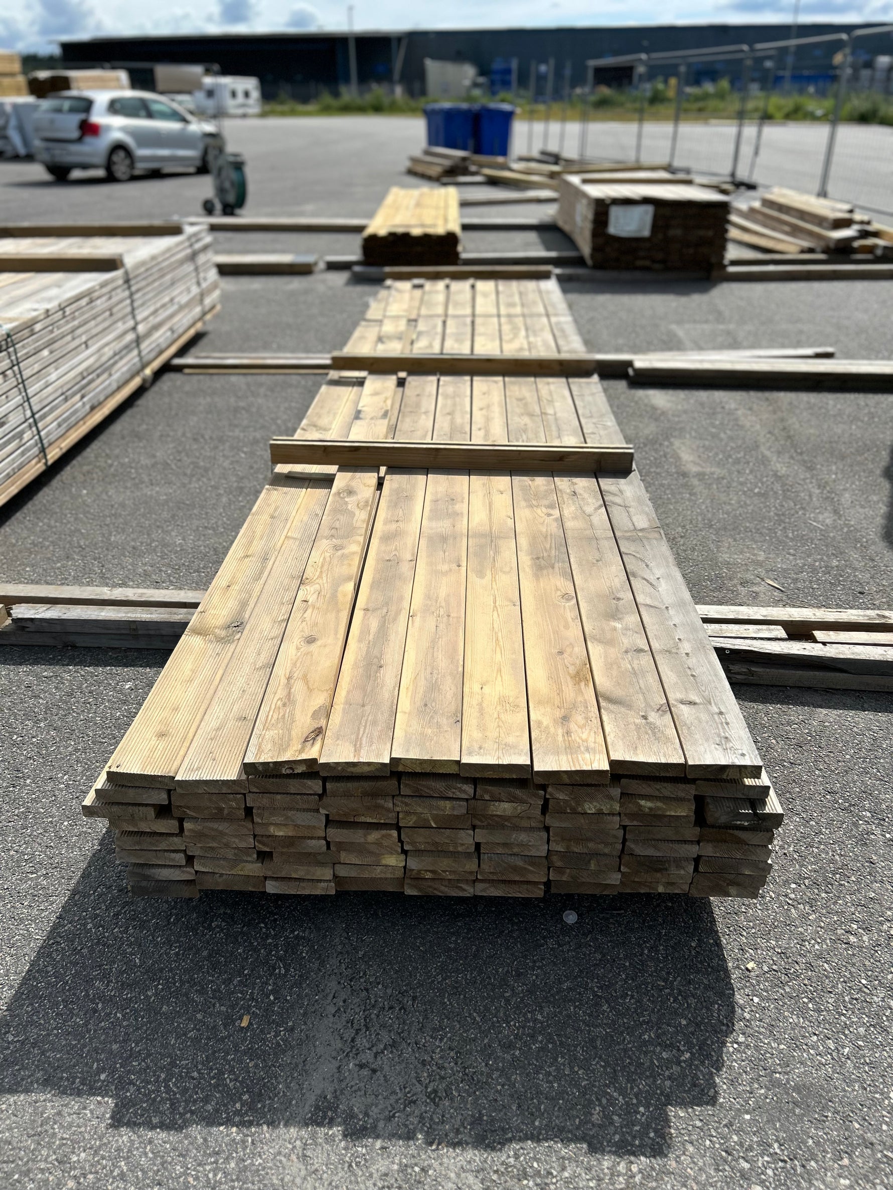 Paket Tryckimpregnerad Rillad Trall 28x120mm 5,10m 78st