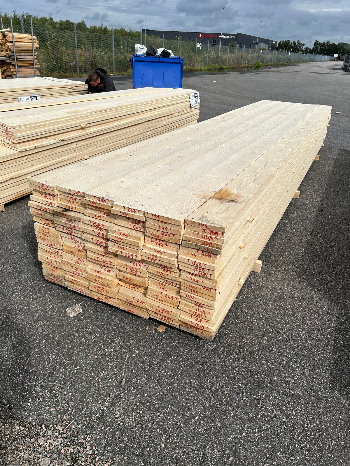 Parti Finsågade Brädor 22x170 mm – 4,80 m Obehandlade