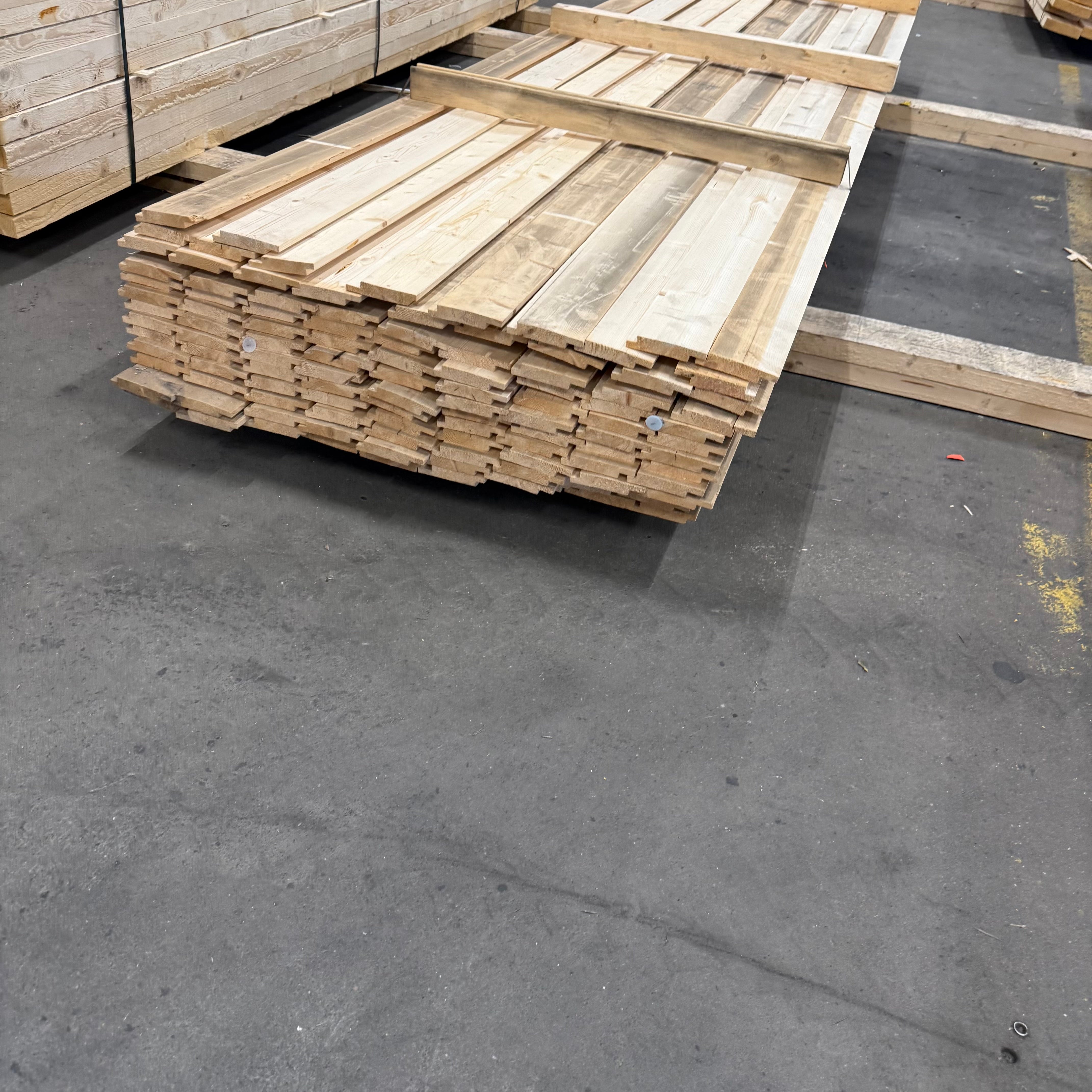 Paket Ytterpanel 22x120mm 111st 4.20m – Obehandlad Gran