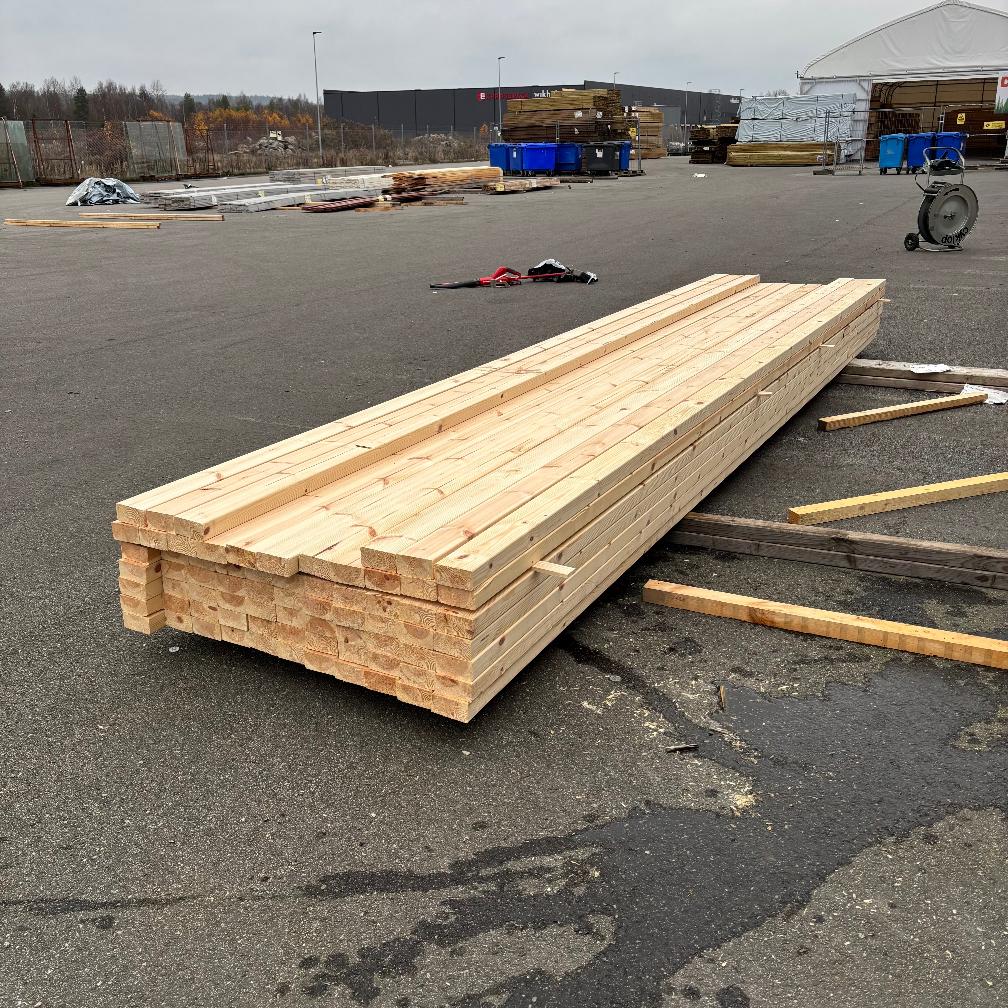 Paket Reglar 45x90mm – 72 st (4,80 m, Hyvlad Furu)