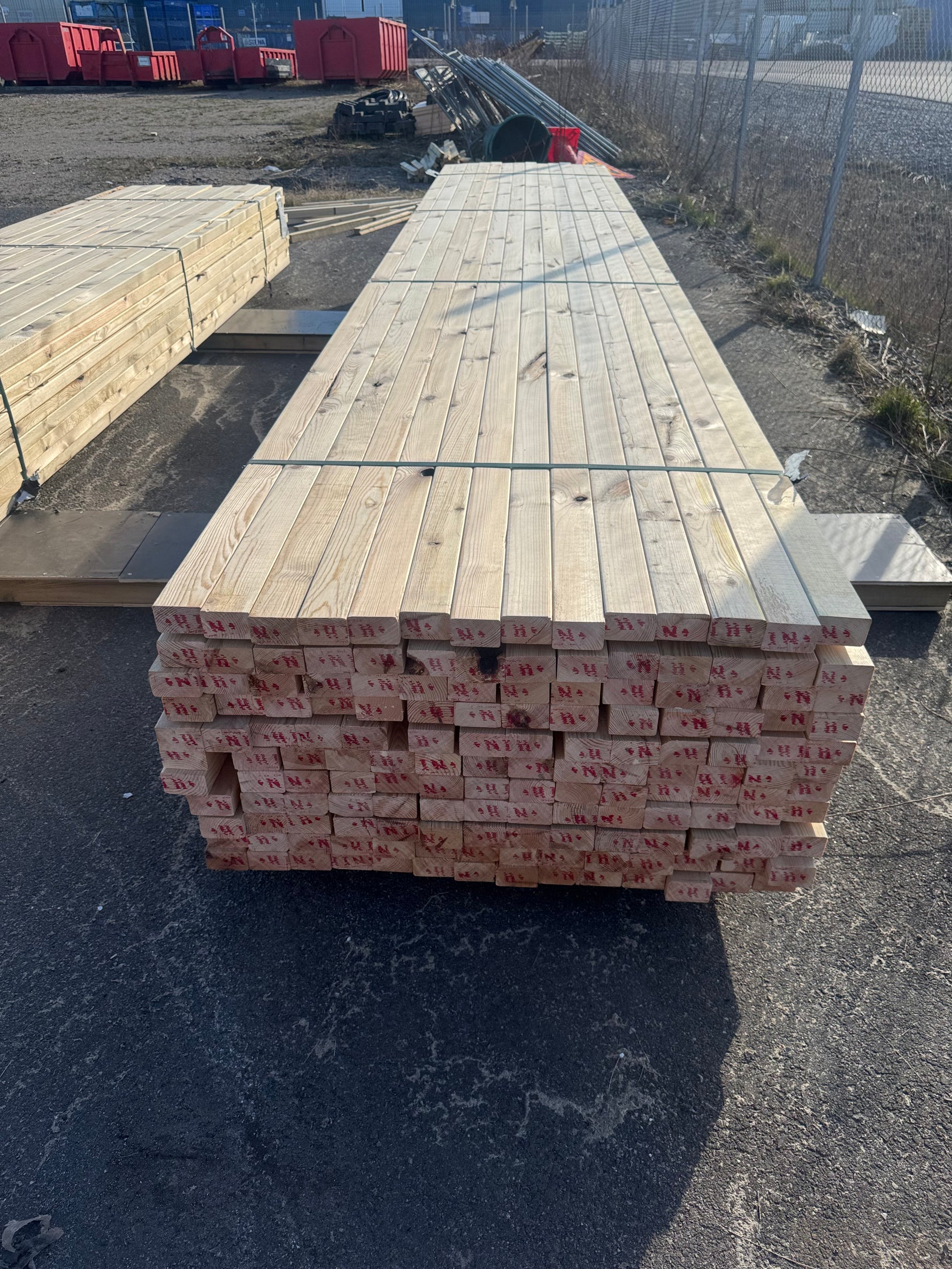 Paket Reglar 48x73 mm – 154 st (5,40 m, furu)