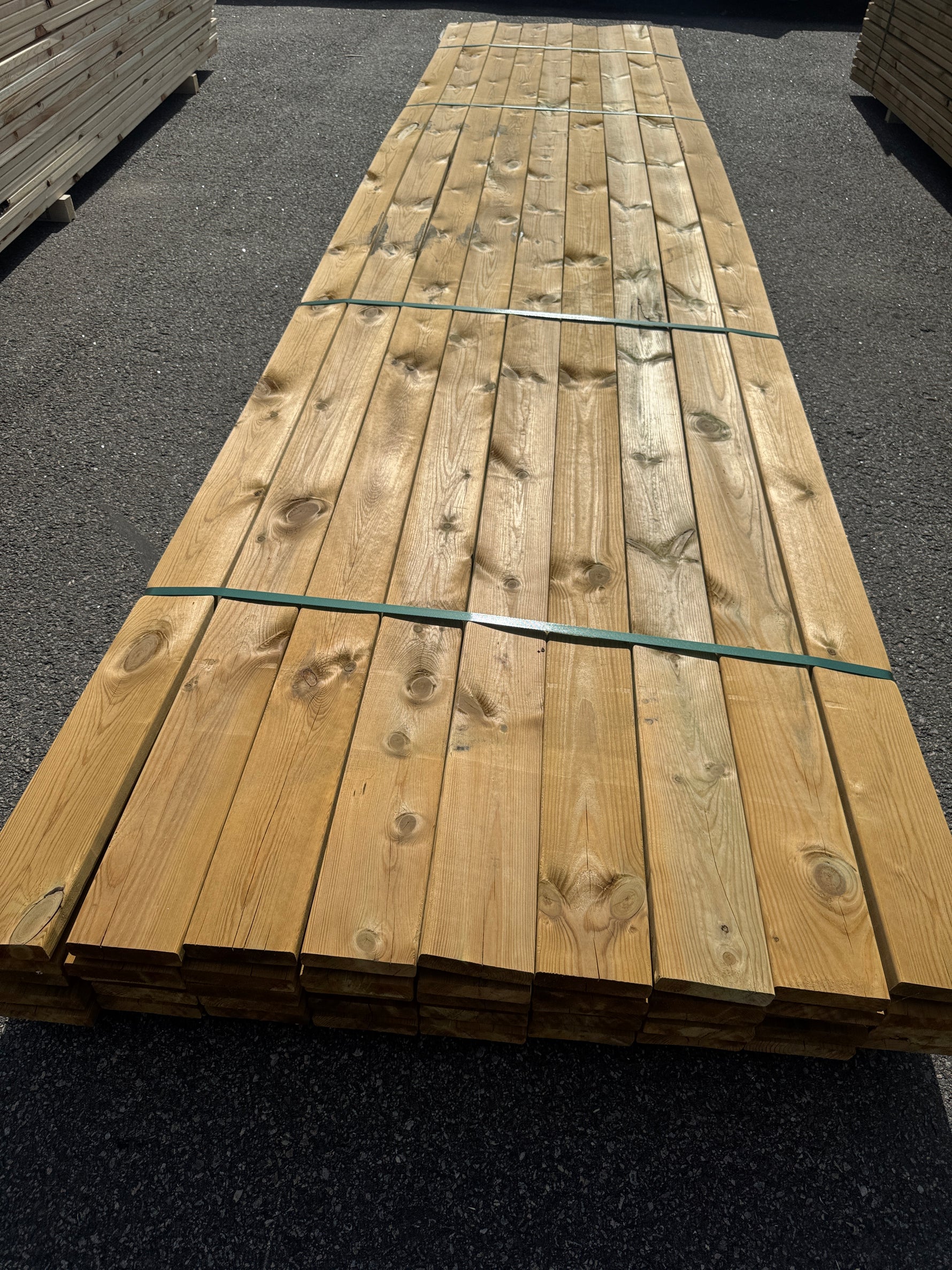 Paket Tryckimpregnerad Trall 28x120 – 45st – 4.80 m – NTR AB – B - Sortering