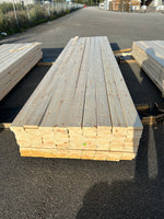 Paket Obehandlad Rillad Furu Trall 28×120 mm (4,50 m) 135 st