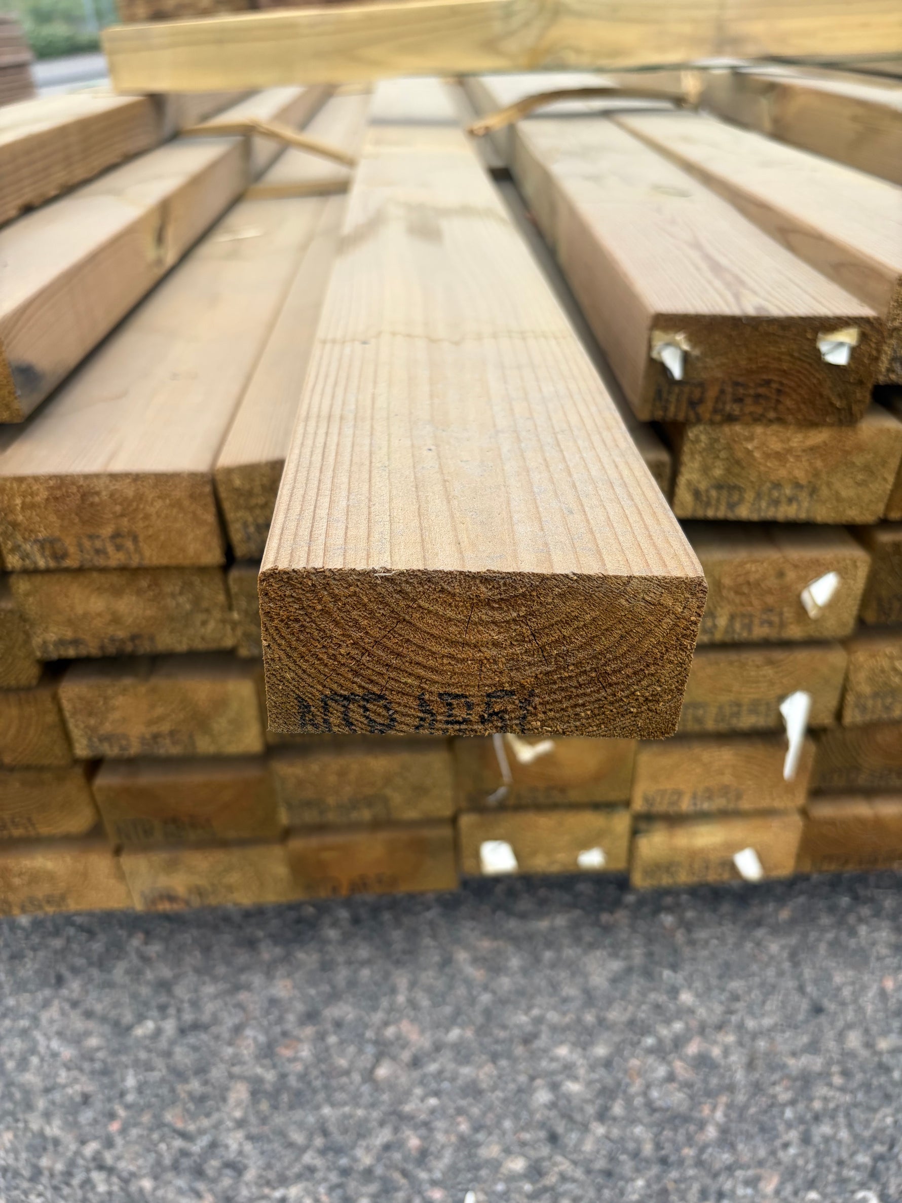 Paket Tryckimpregnerade Reglar 45x95mm C24, 64st 5,10m